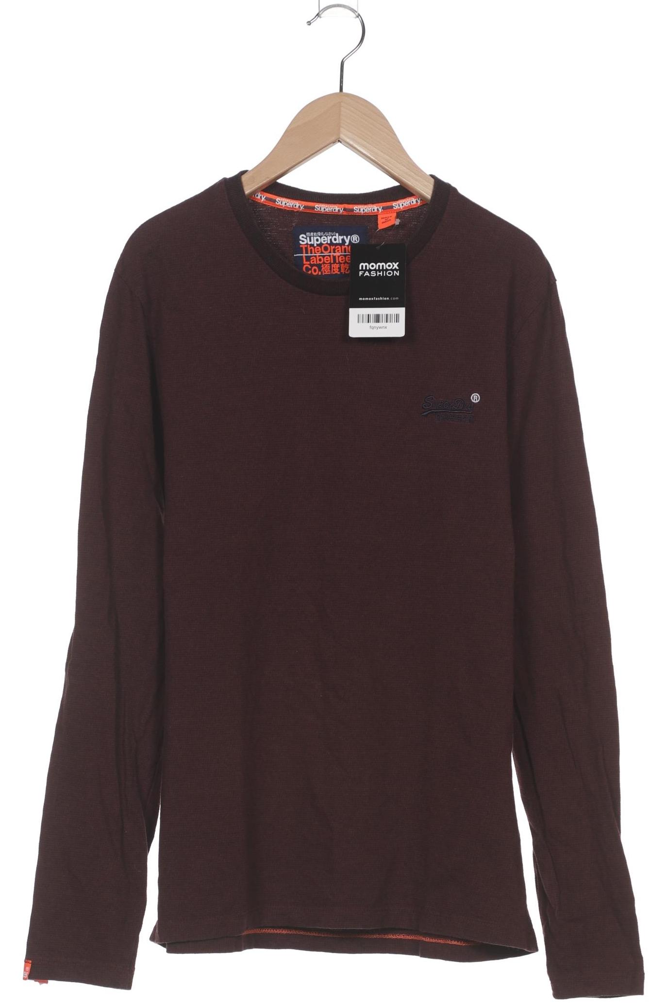

Superdry Herren Langarmshirt, bordeaux, Gr. 46