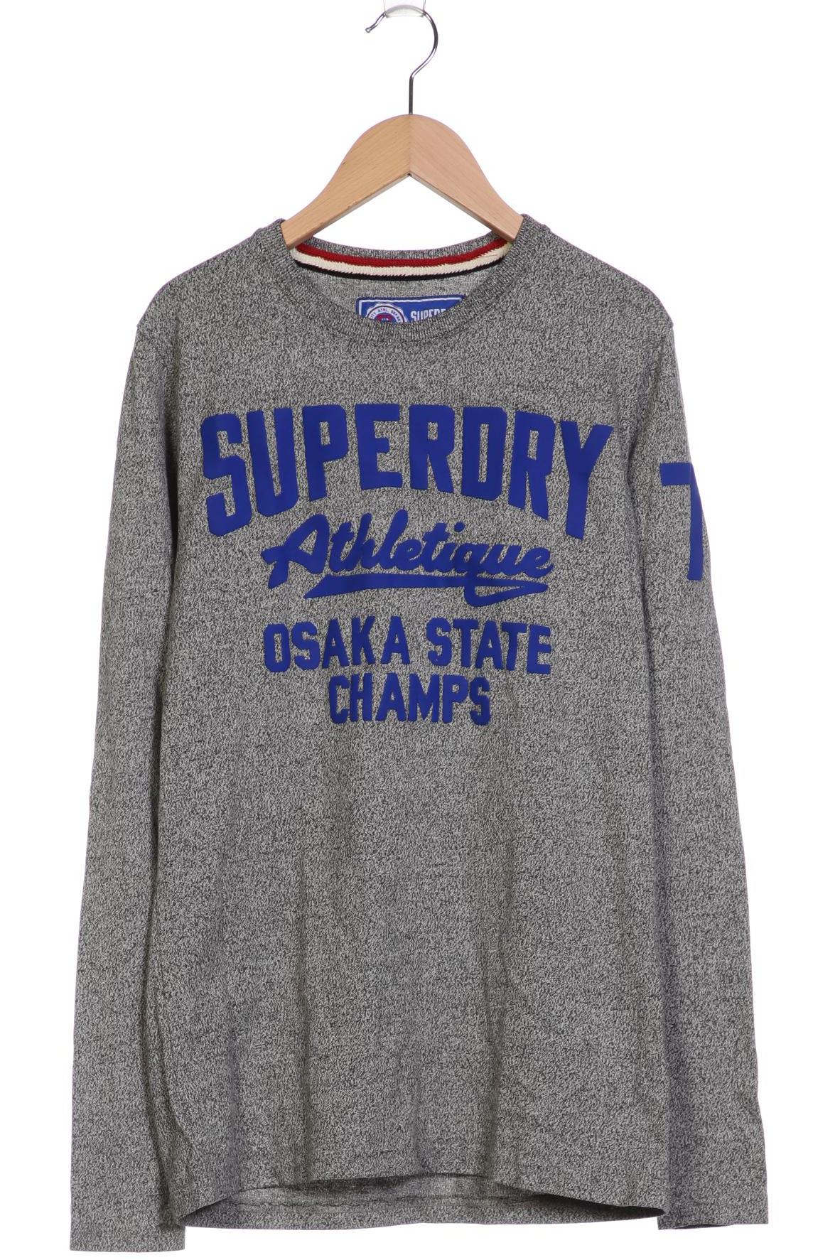 

Superdry Herren Langarmshirt, grau, Gr. 52