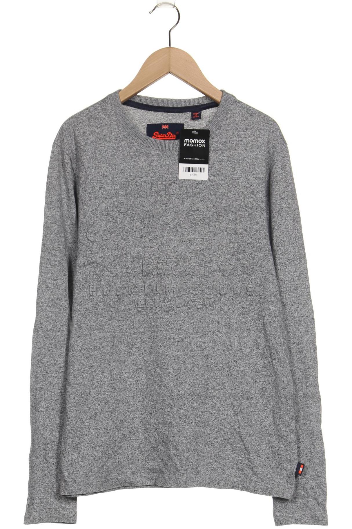 

Superdry Herren Langarmshirt, grau, Gr. 46