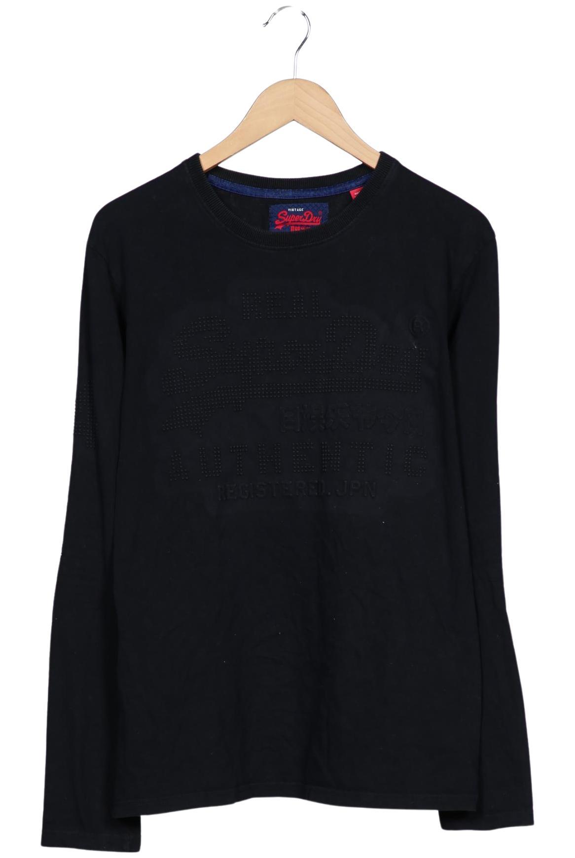 

Superdry Herren Langarmshirt, schwarz, Gr. 52