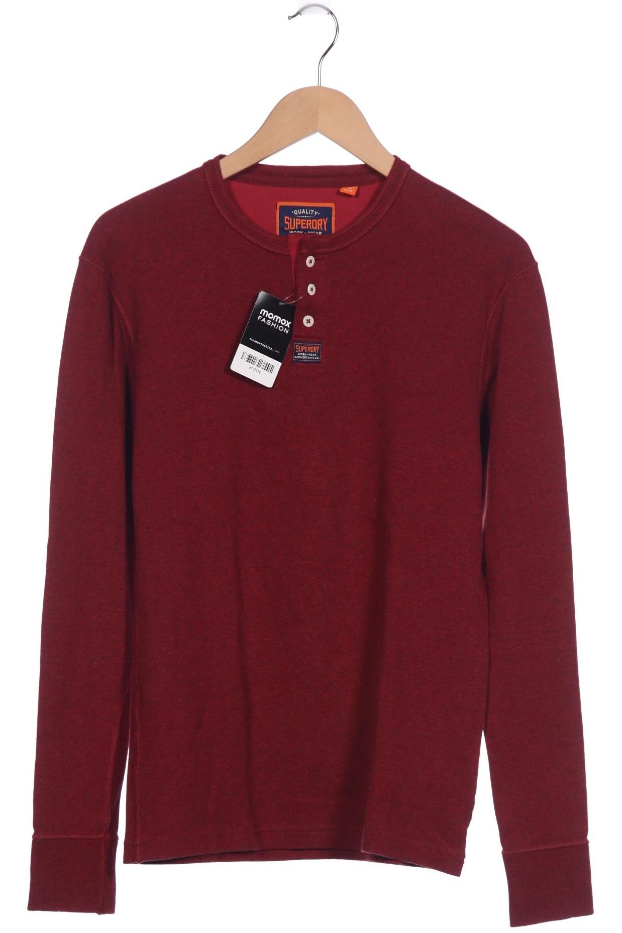

Superdry Herren Langarmshirt, bordeaux, Gr. 52