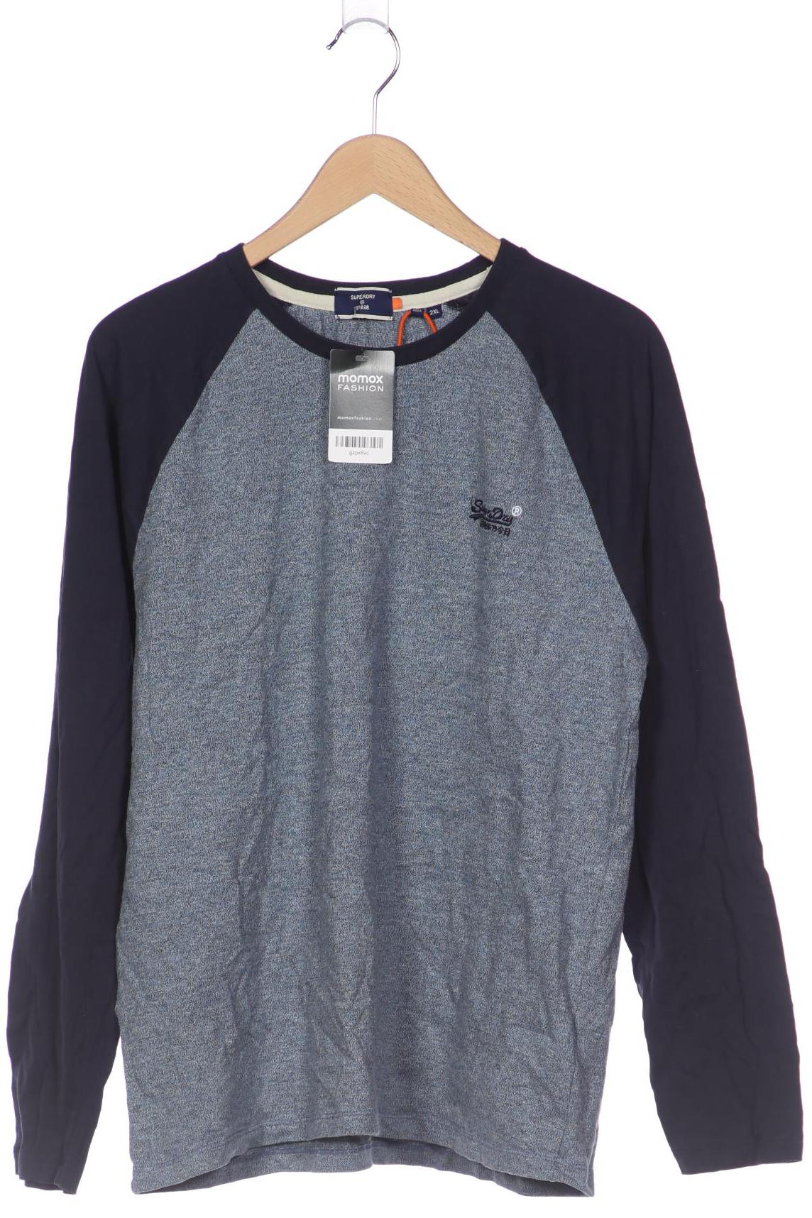 

Superdry Herren Langarmshirt, blau