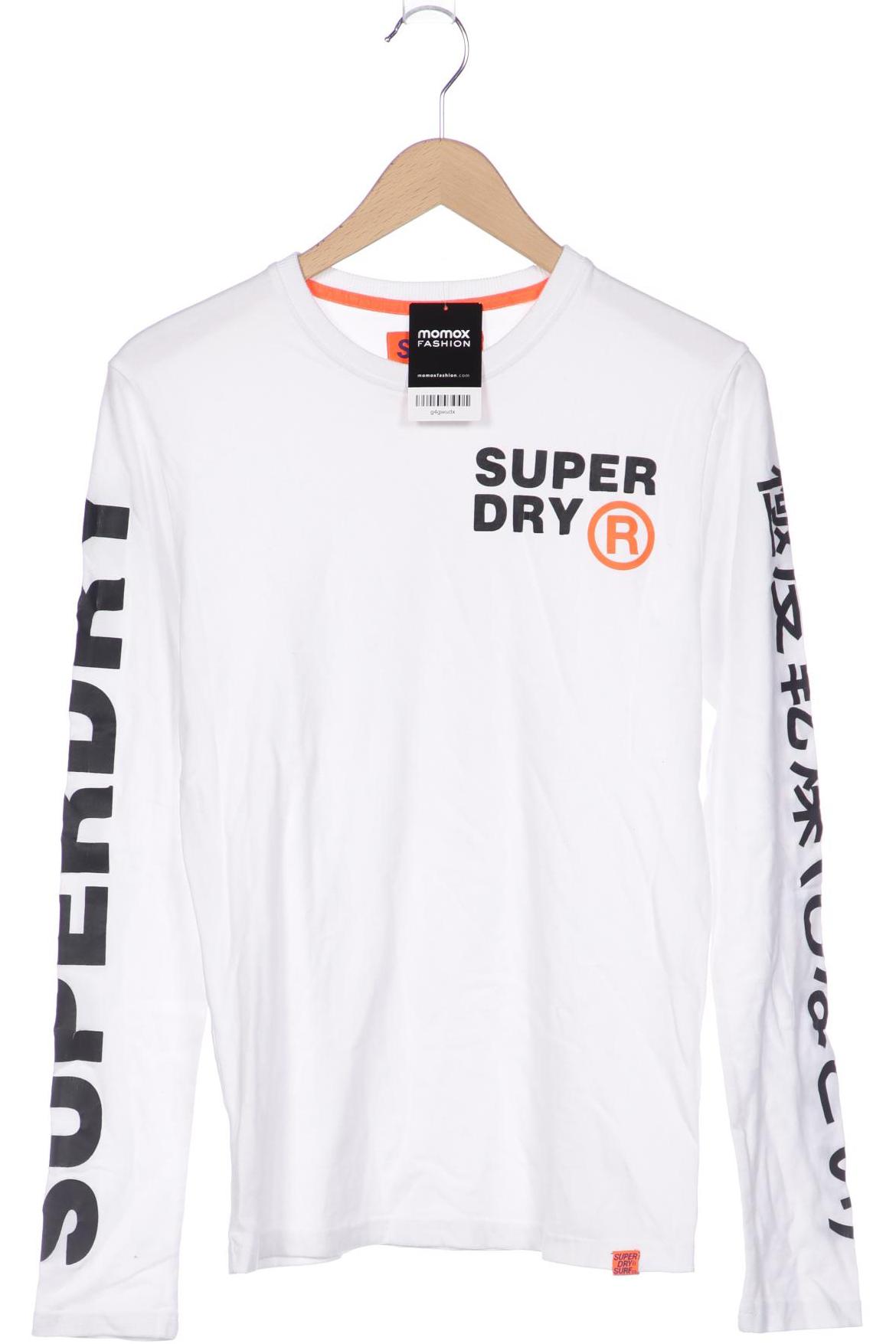 

Superdry Herren Langarmshirt, weiß, Gr. 44