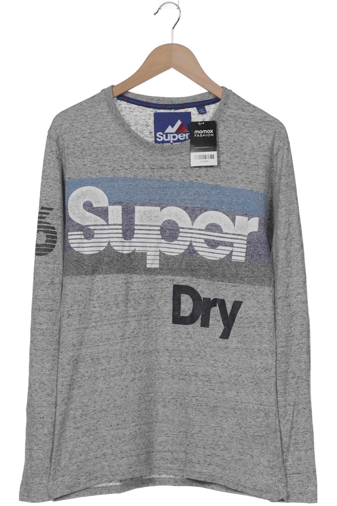 

Superdry Herren Langarmshirt, grau, Gr. 48