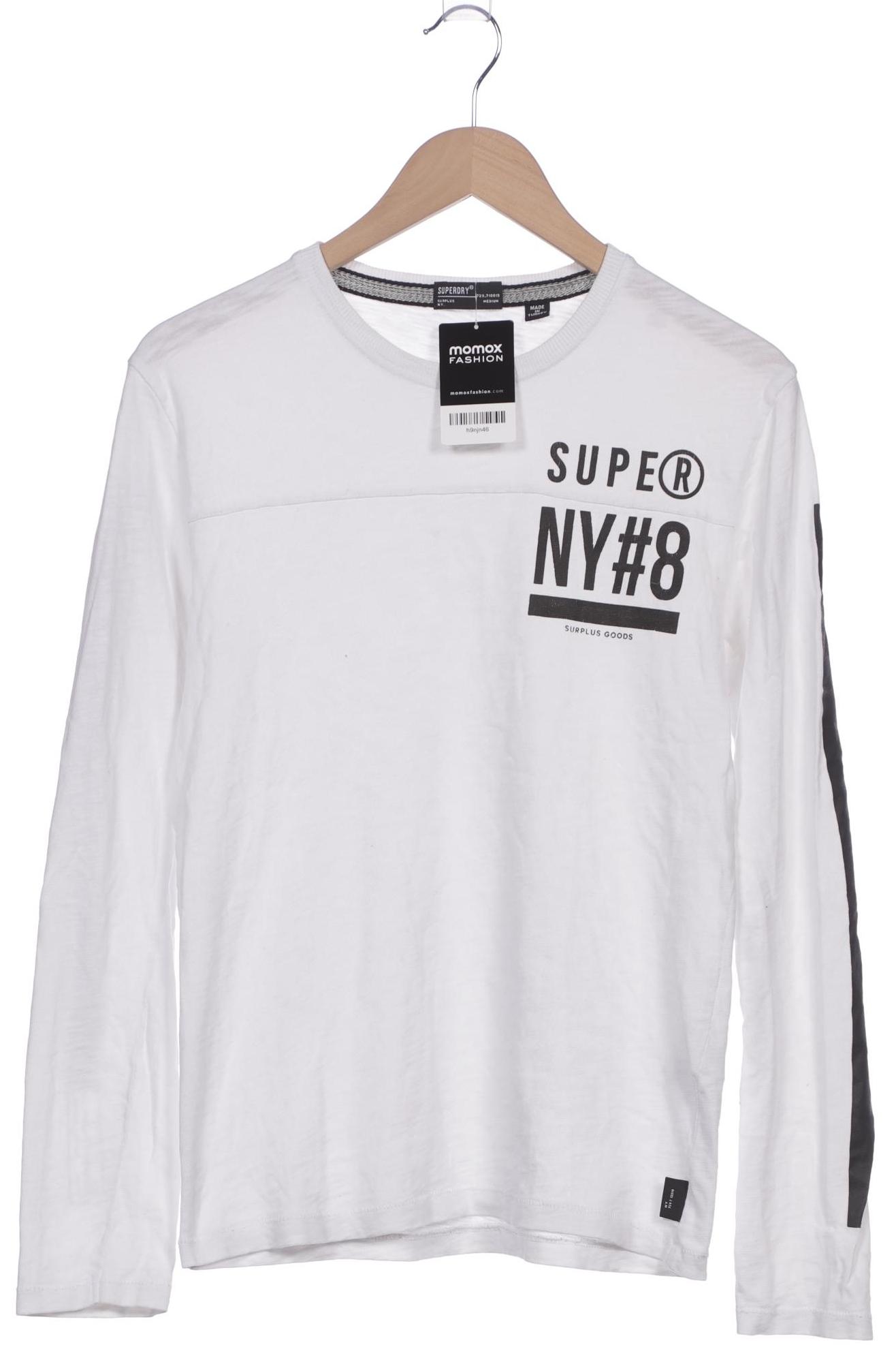

Superdry Herren Langarmshirt, weiß, Gr. 48