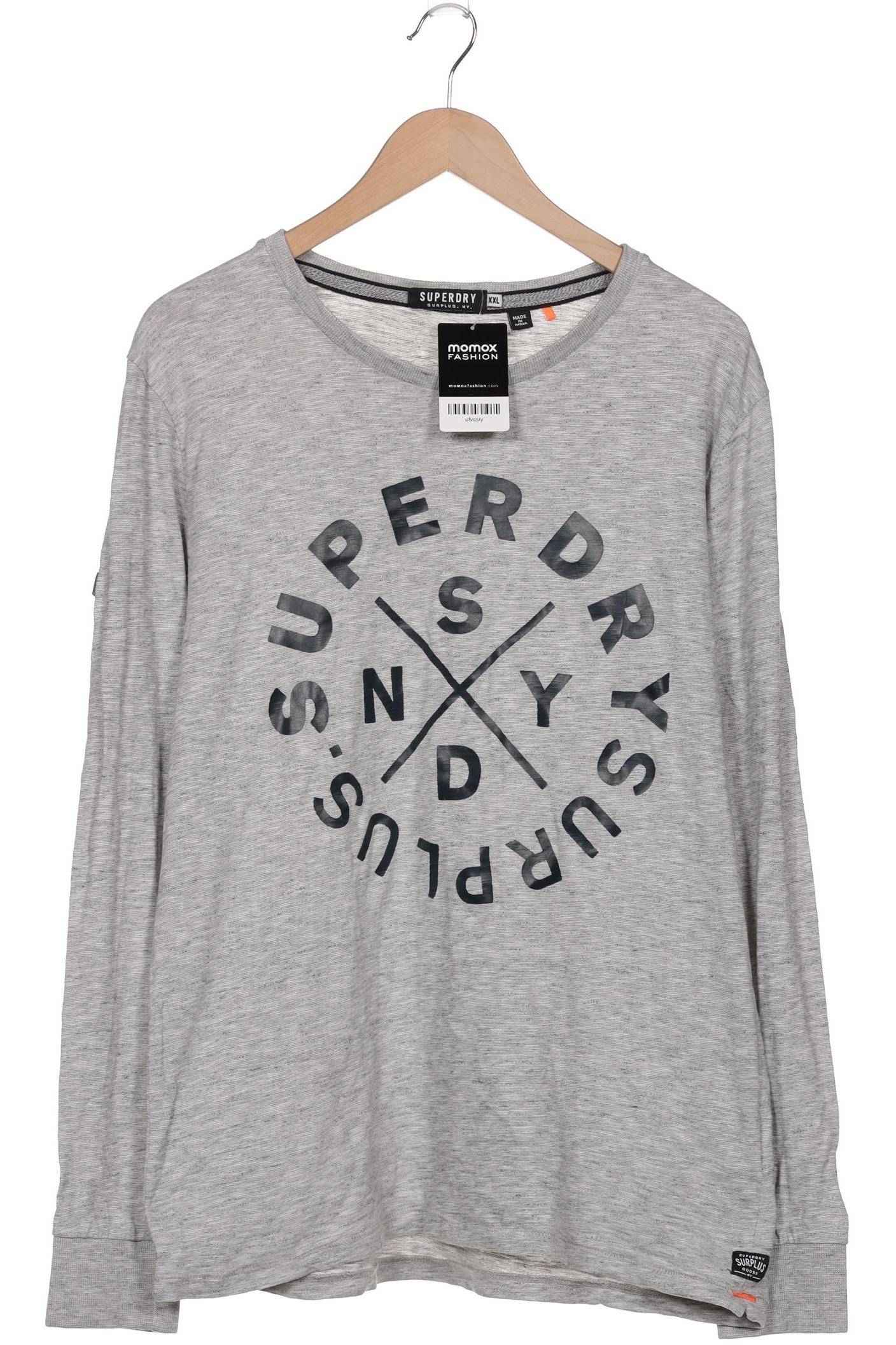 

Superdry Herren Langarmshirt, grau, Gr. 56
