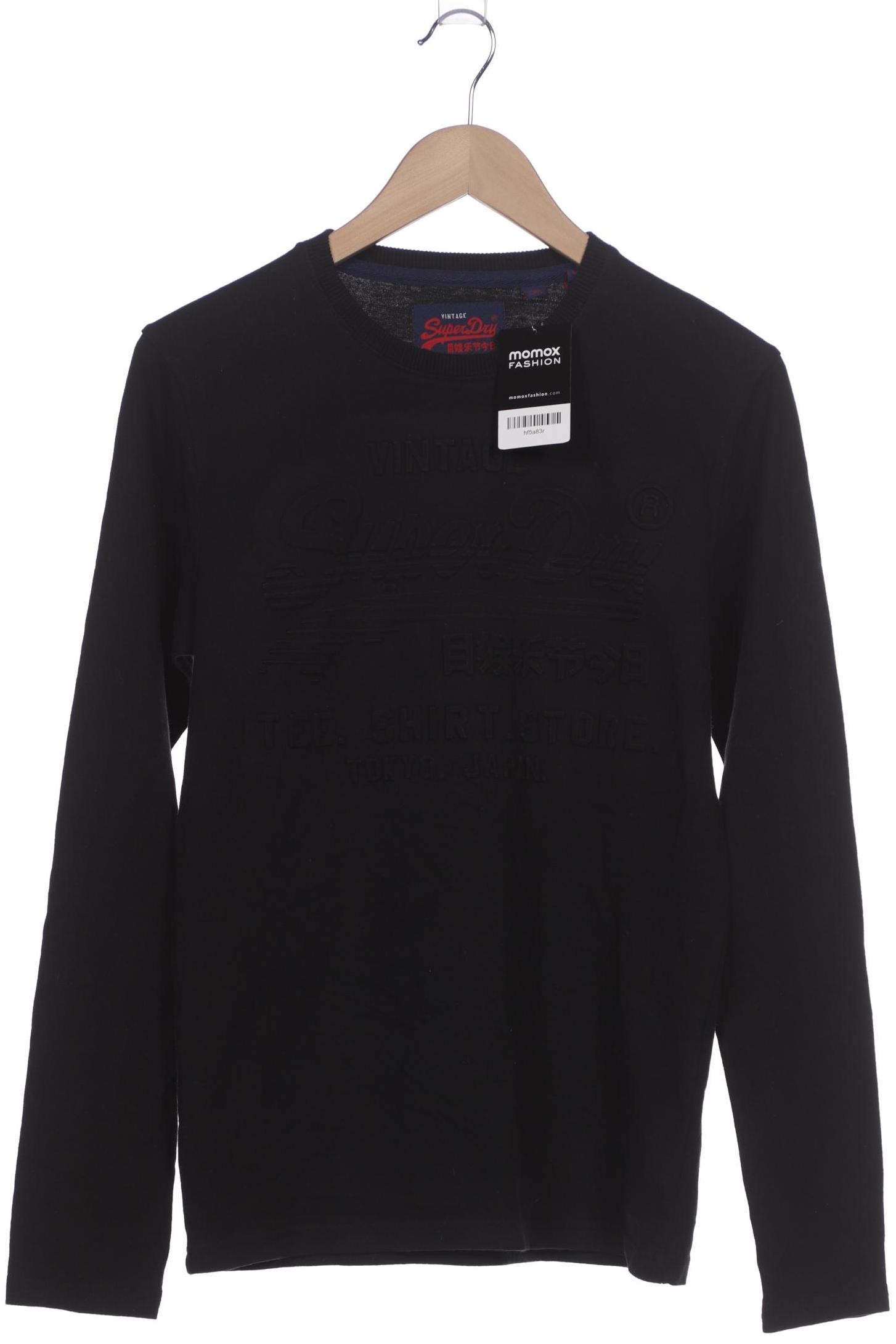 

Superdry Herren Langarmshirt, schwarz, Gr. 46