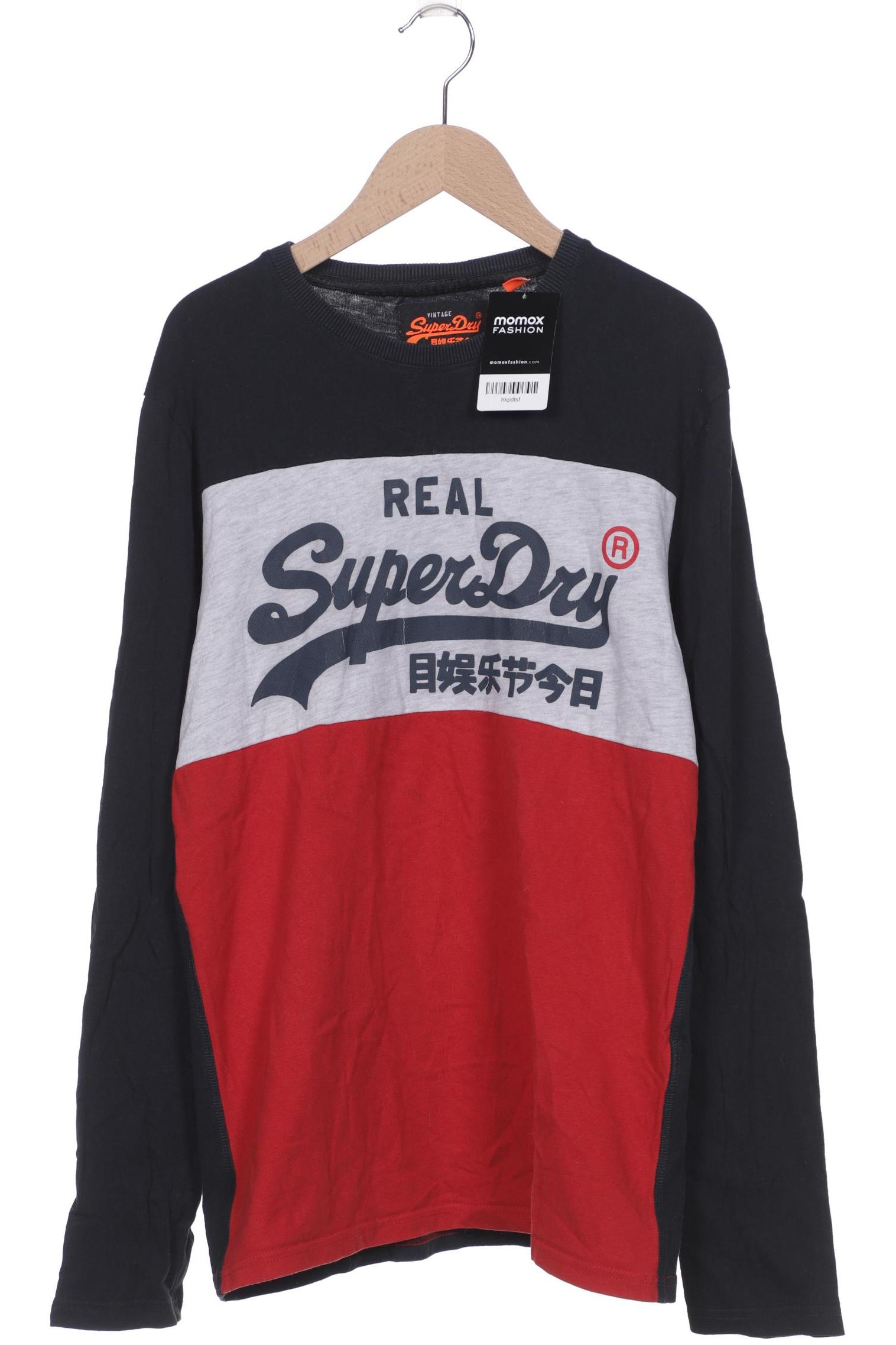 

Superdry Herren Langarmshirt, rot