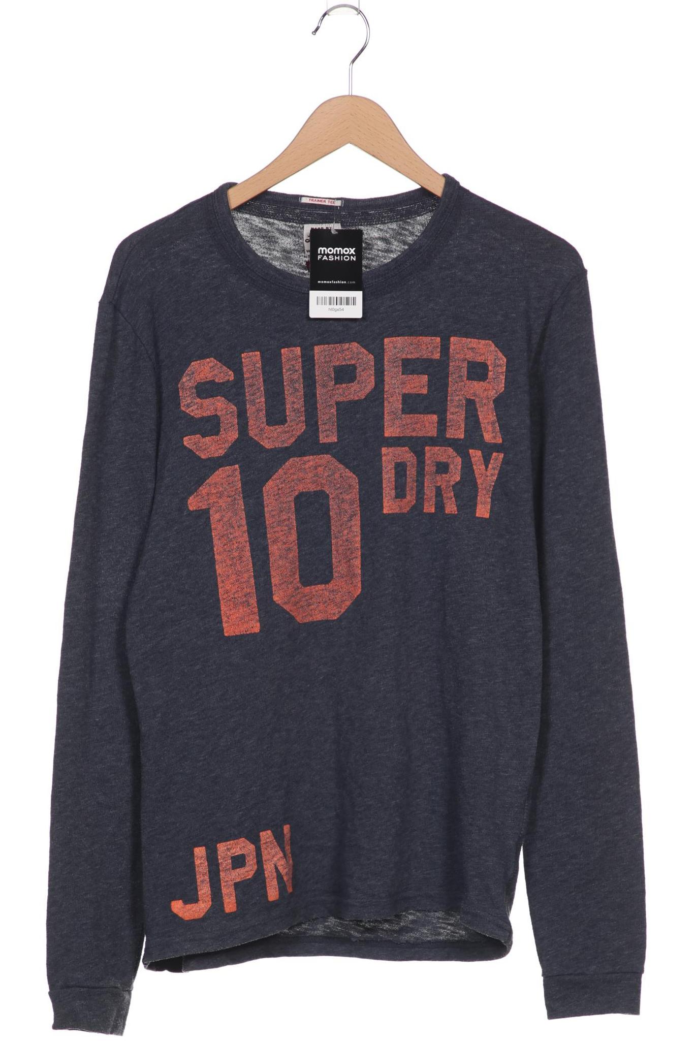 

Superdry Herren Langarmshirt, blau