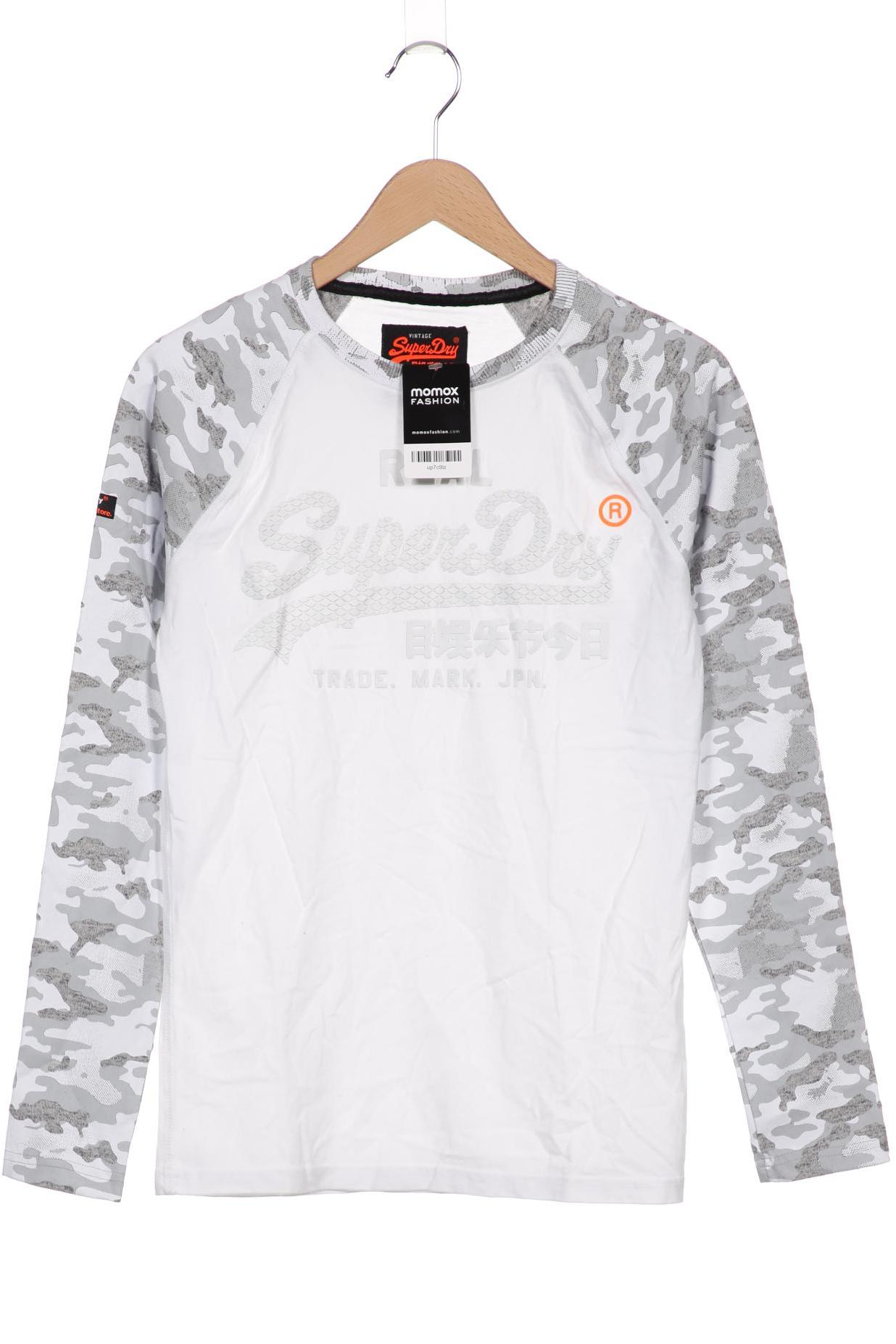 

Superdry Herren Langarmshirt, weiß, Gr. 48