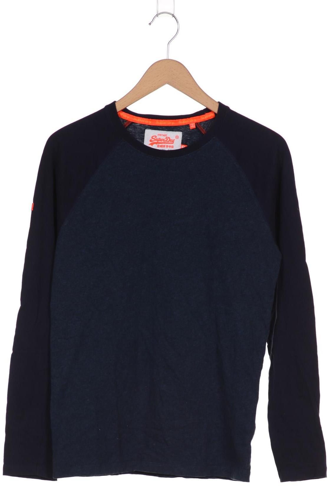 

Superdry Herren Langarmshirt, marineblau