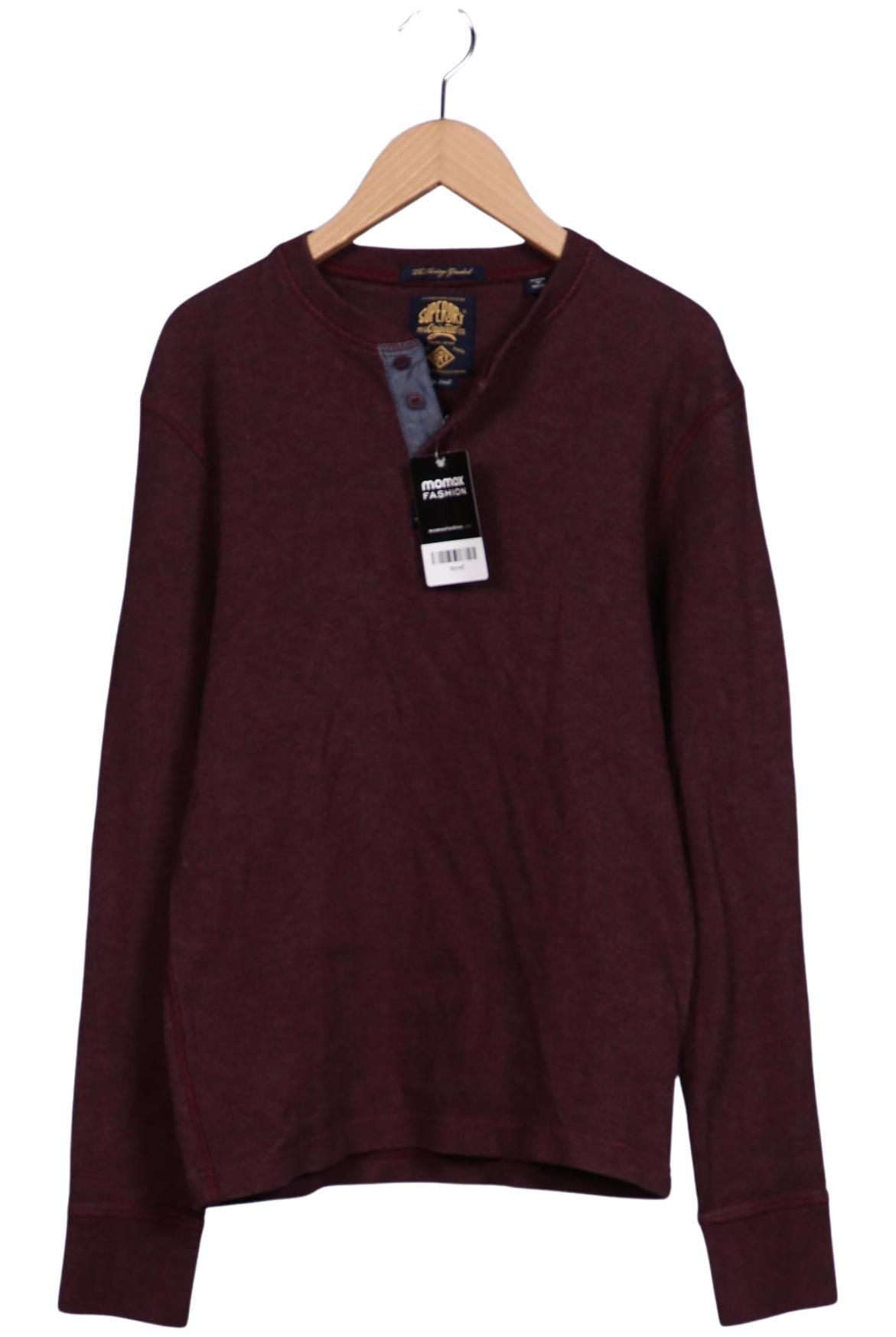 

Superdry Herren Langarmshirt, bordeaux, Gr. 46