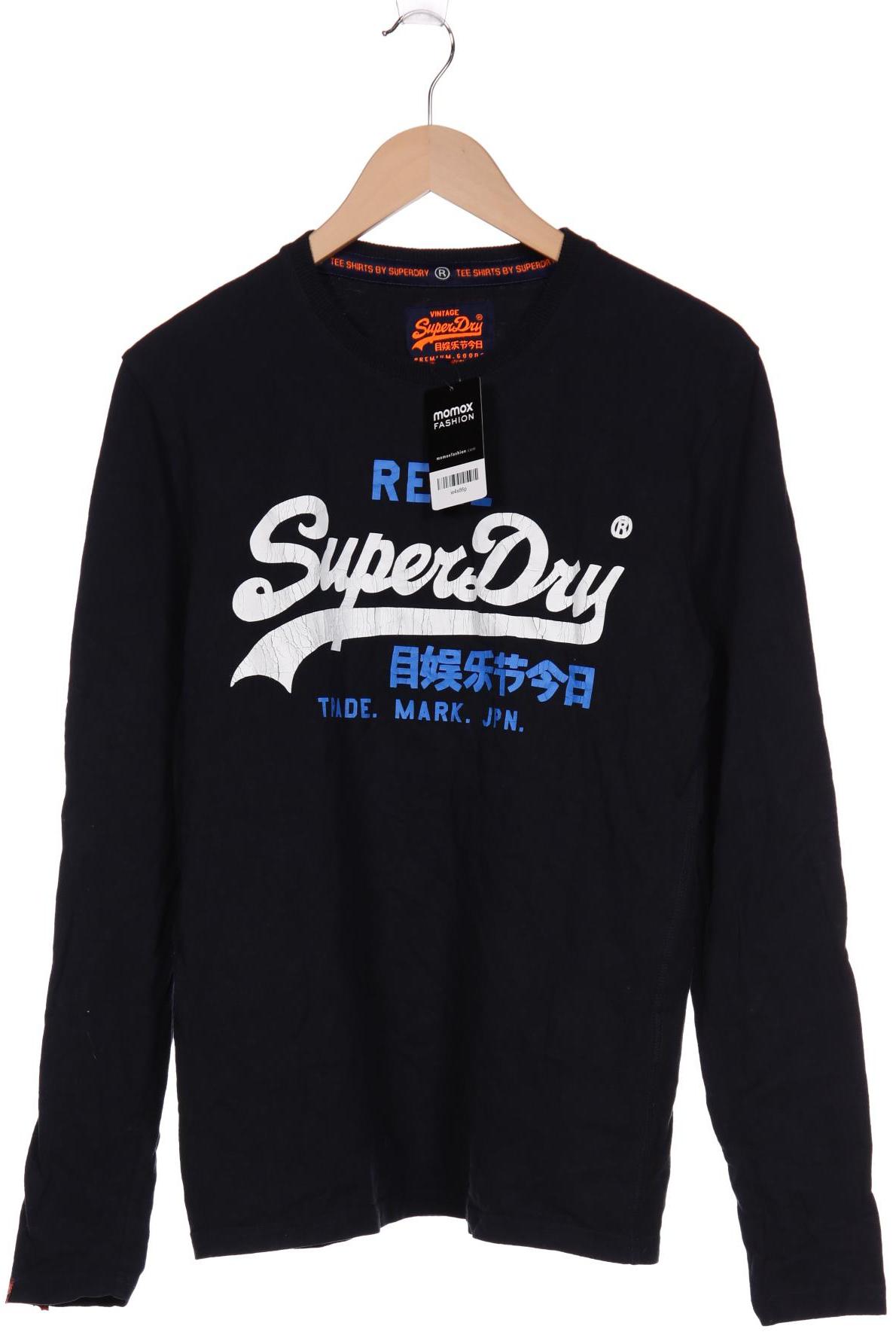 

Superdry Herren Langarmshirt, marineblau