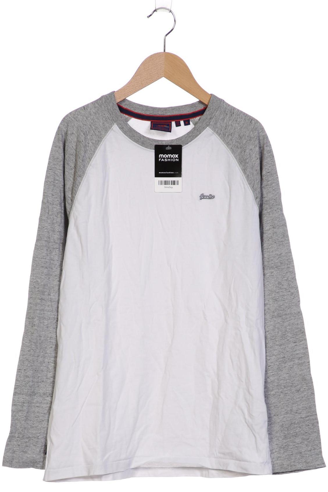 

Superdry Herren Langarmshirt, weiß, Gr. 48