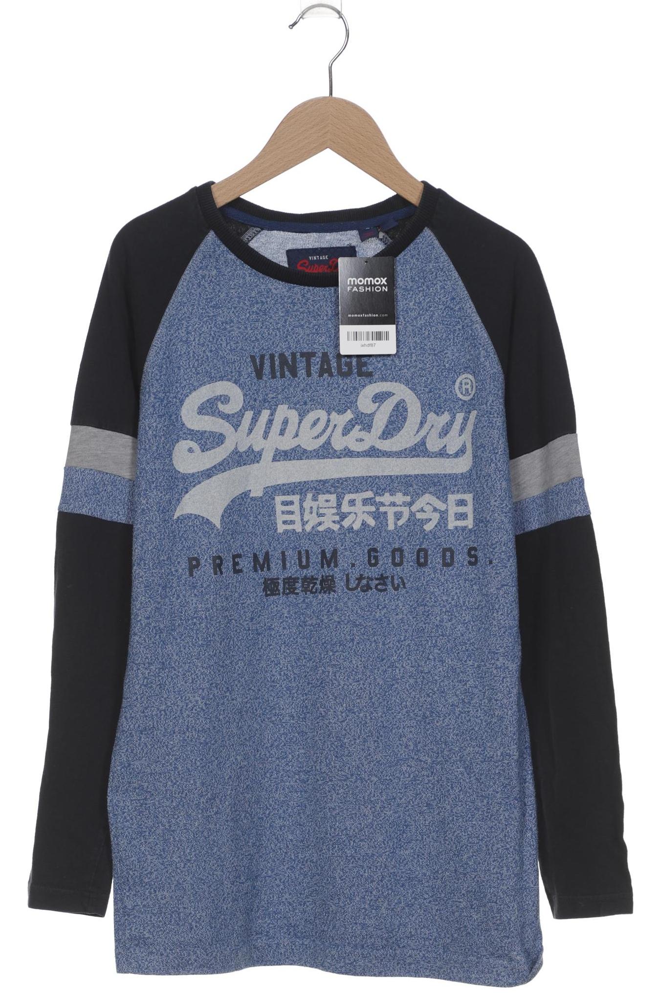 

Superdry Herren Langarmshirt, blau, Gr. 46