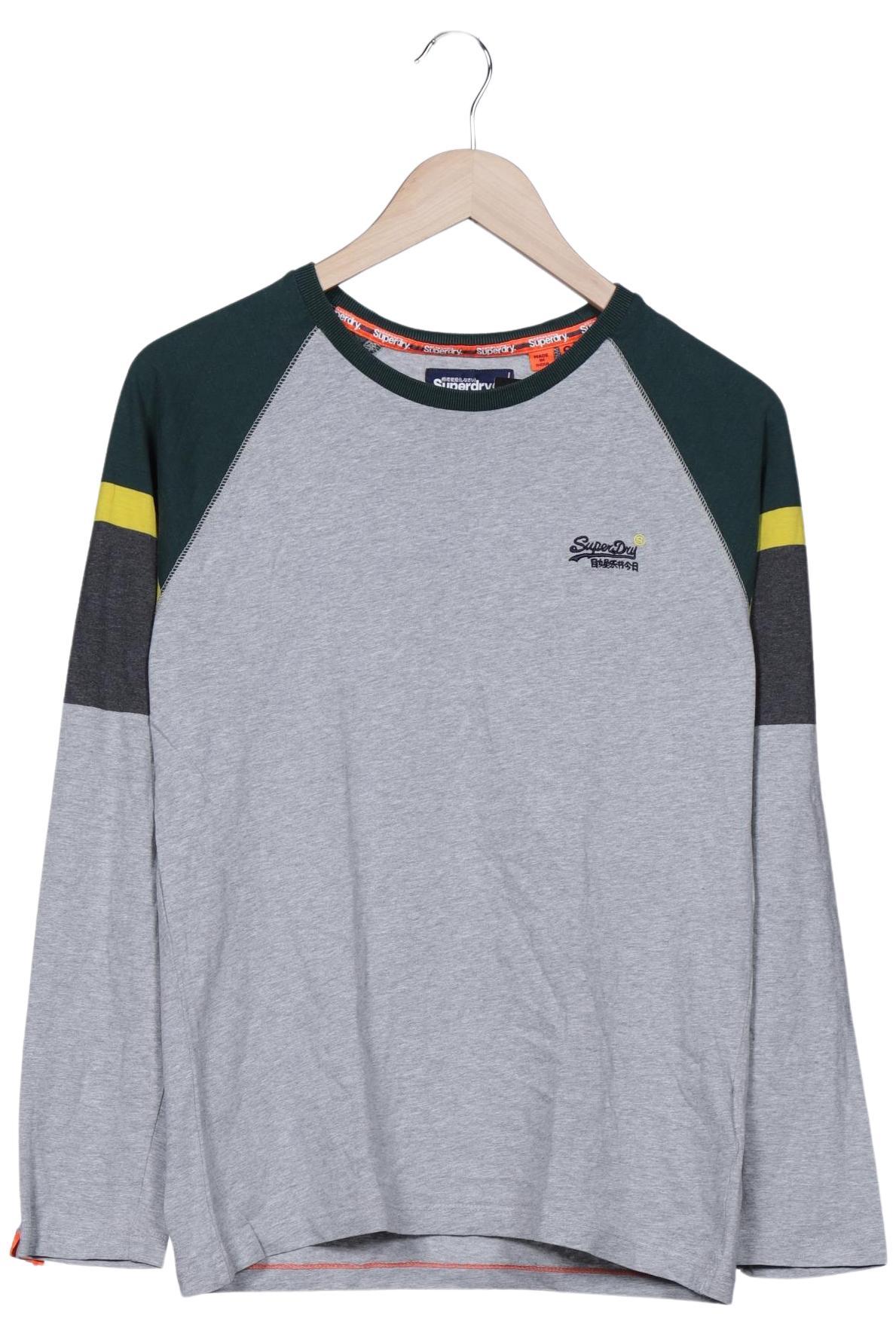 

Superdry Herren Langarmshirt, grau, Gr. 46