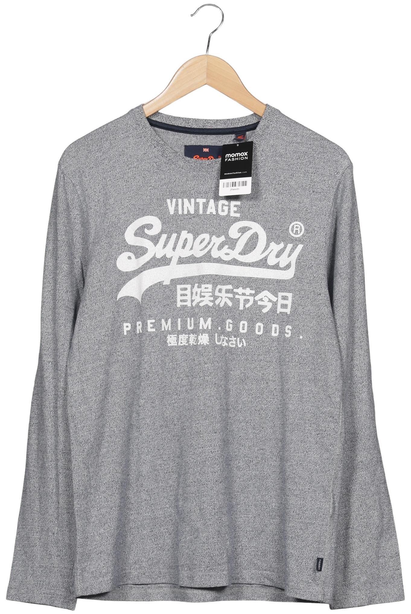 

Superdry Herren Langarmshirt, grau, Gr. 52