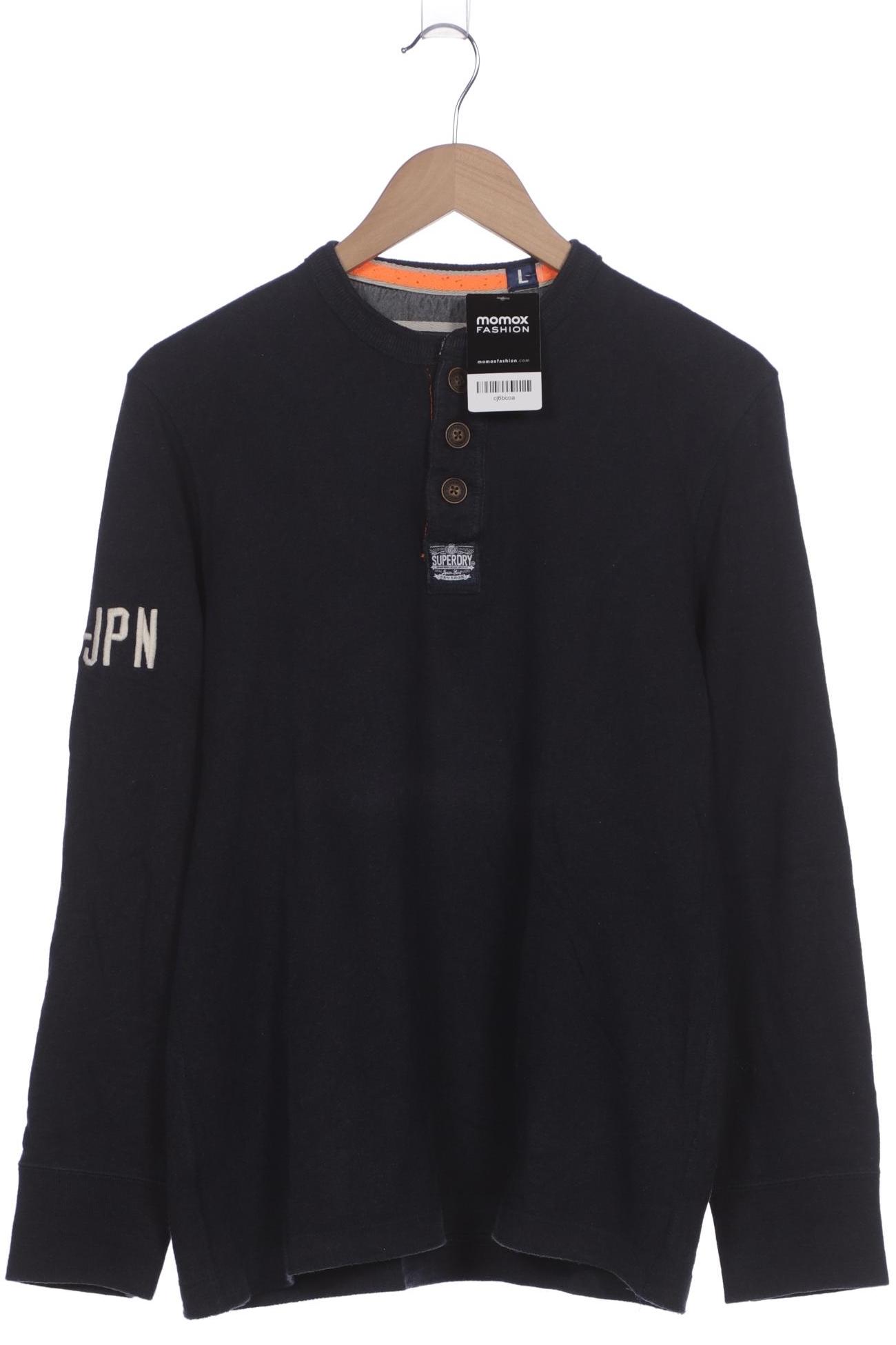 

Superdry Herren Langarmshirt, marineblau, Gr. 52