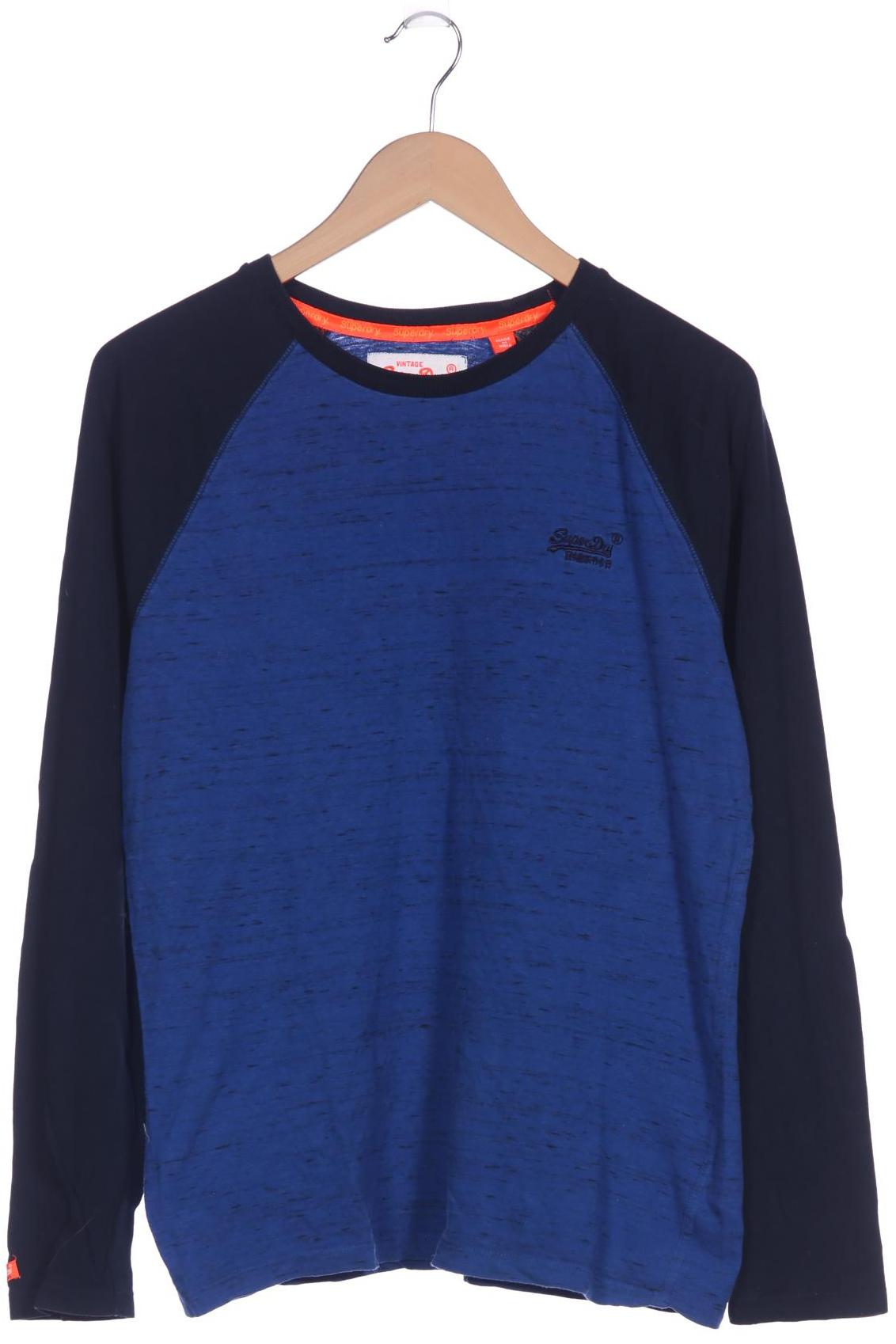 

Superdry Herren Langarmshirt, blau, Gr. 48