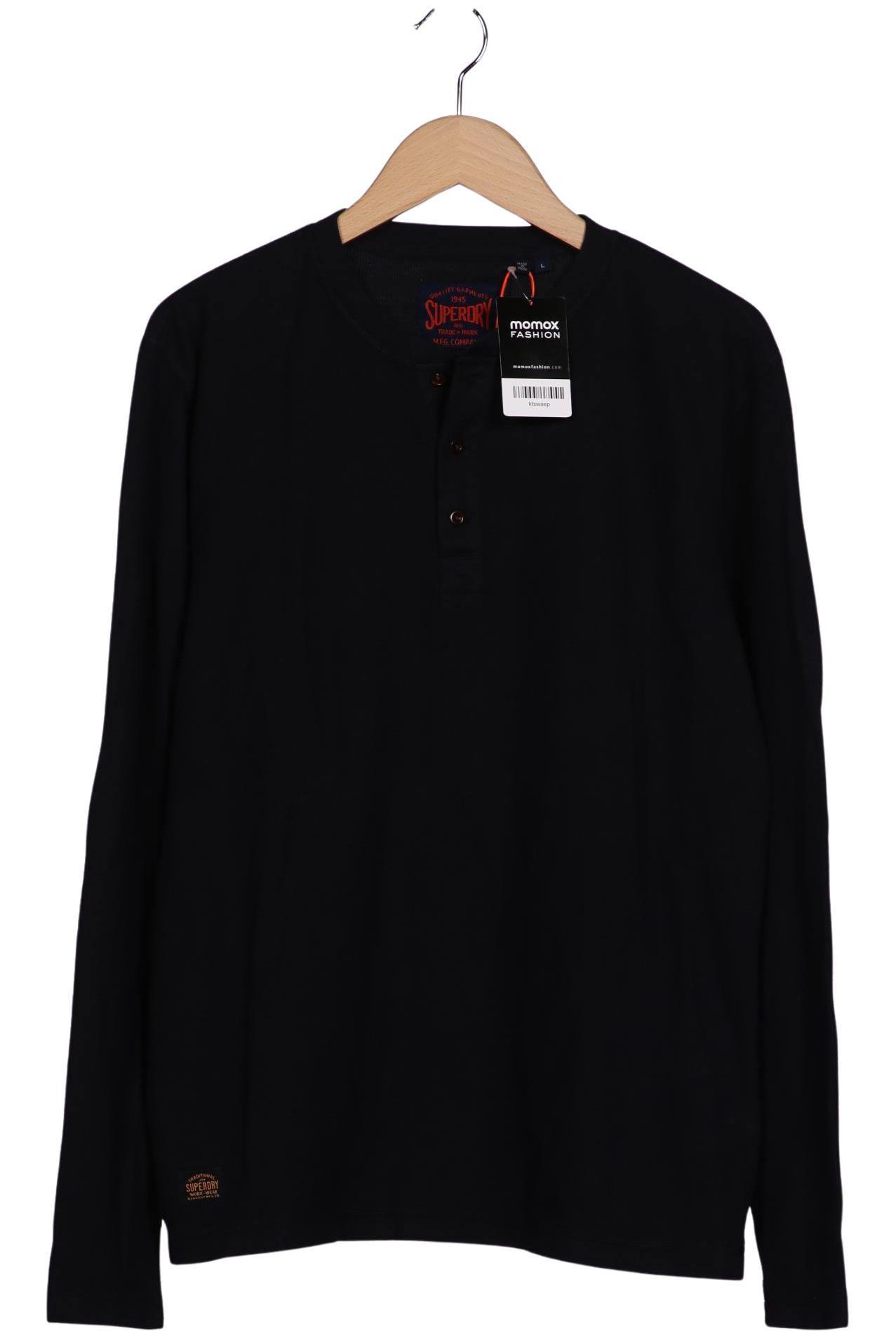 Thumbnail - Superdry Herren Langarmshirt, schwarz, Gr. 52