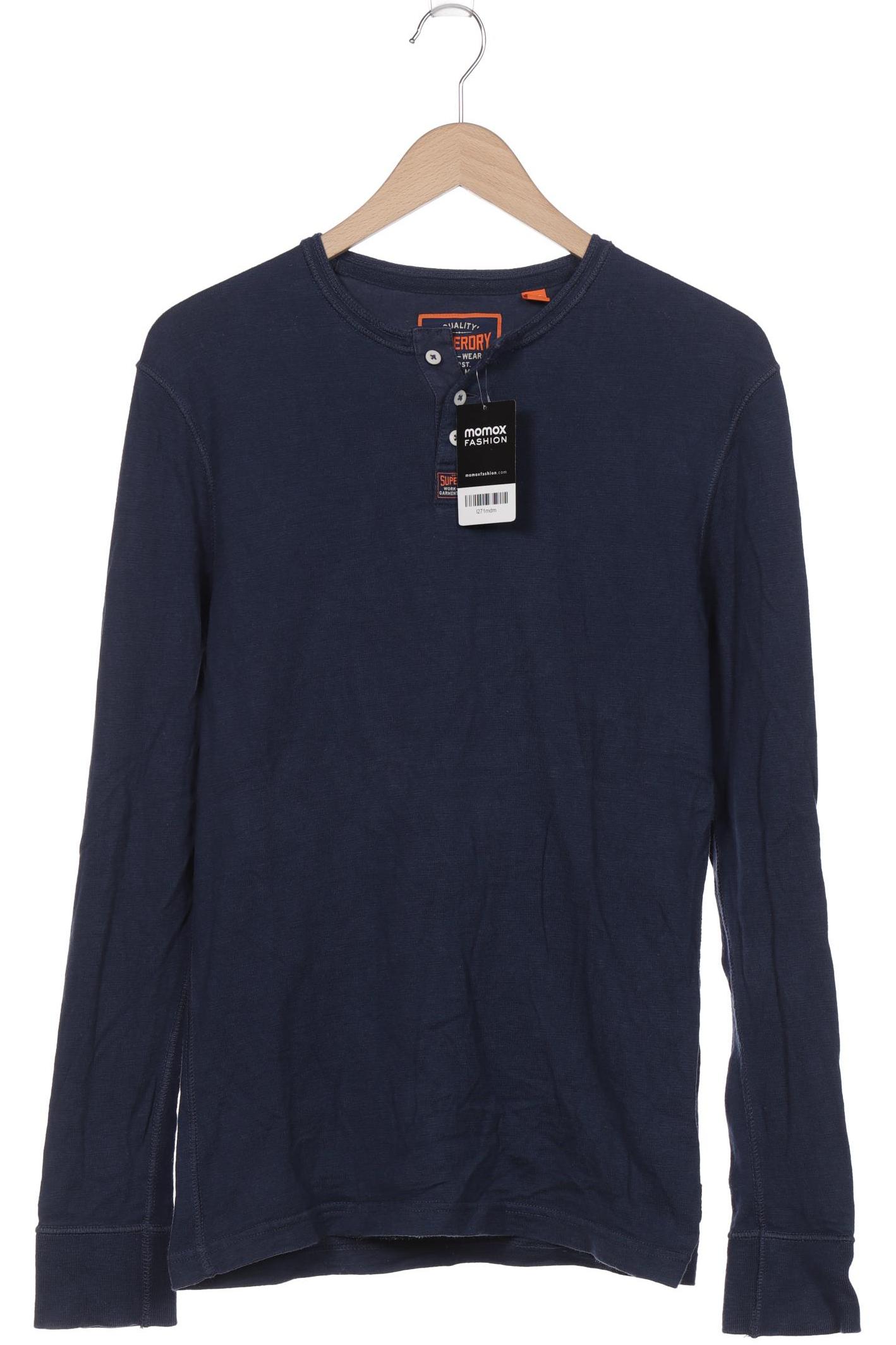 

Superdry Herren Langarmshirt, blau