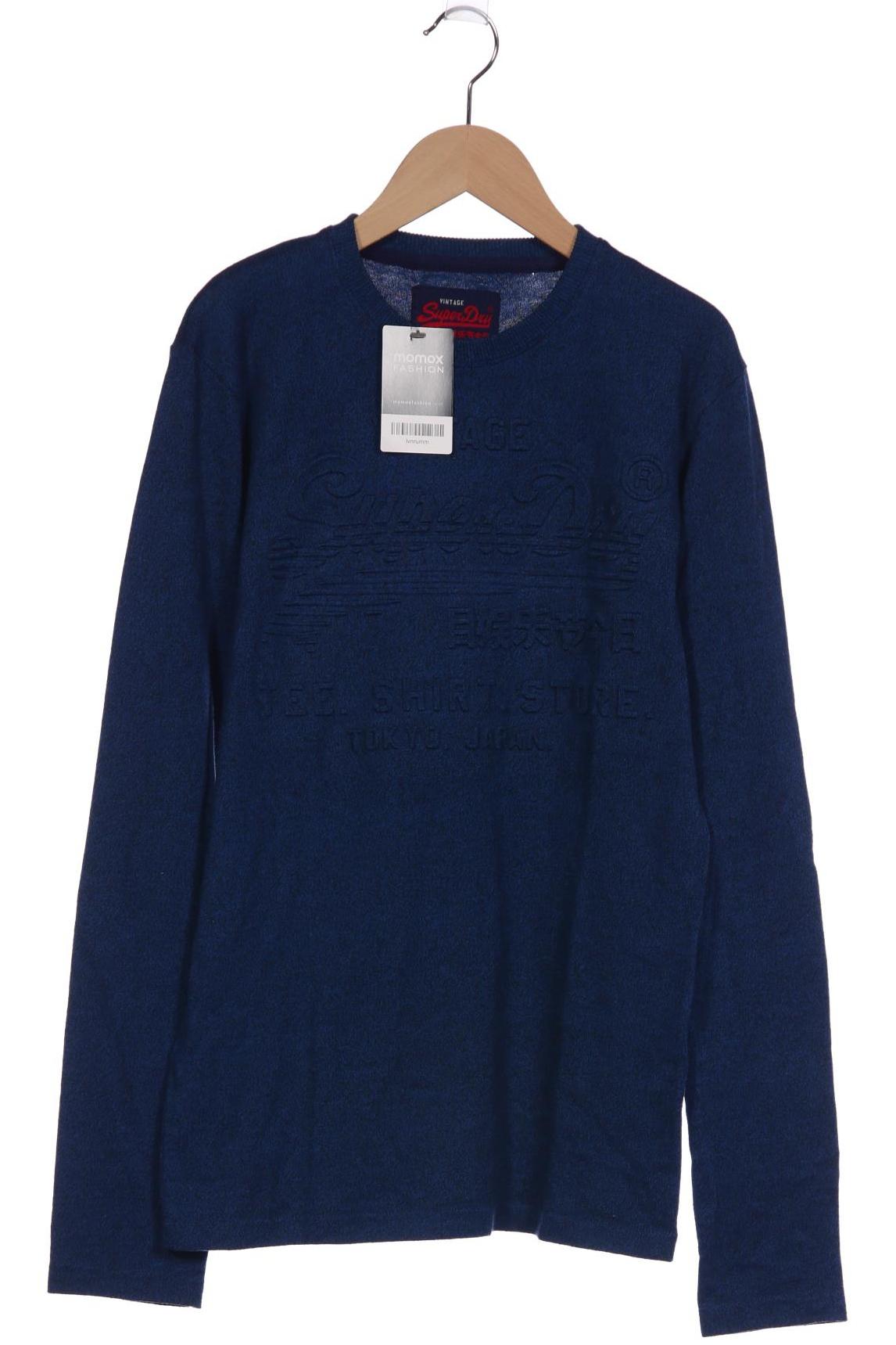 

Superdry Herren Langarmshirt, marineblau