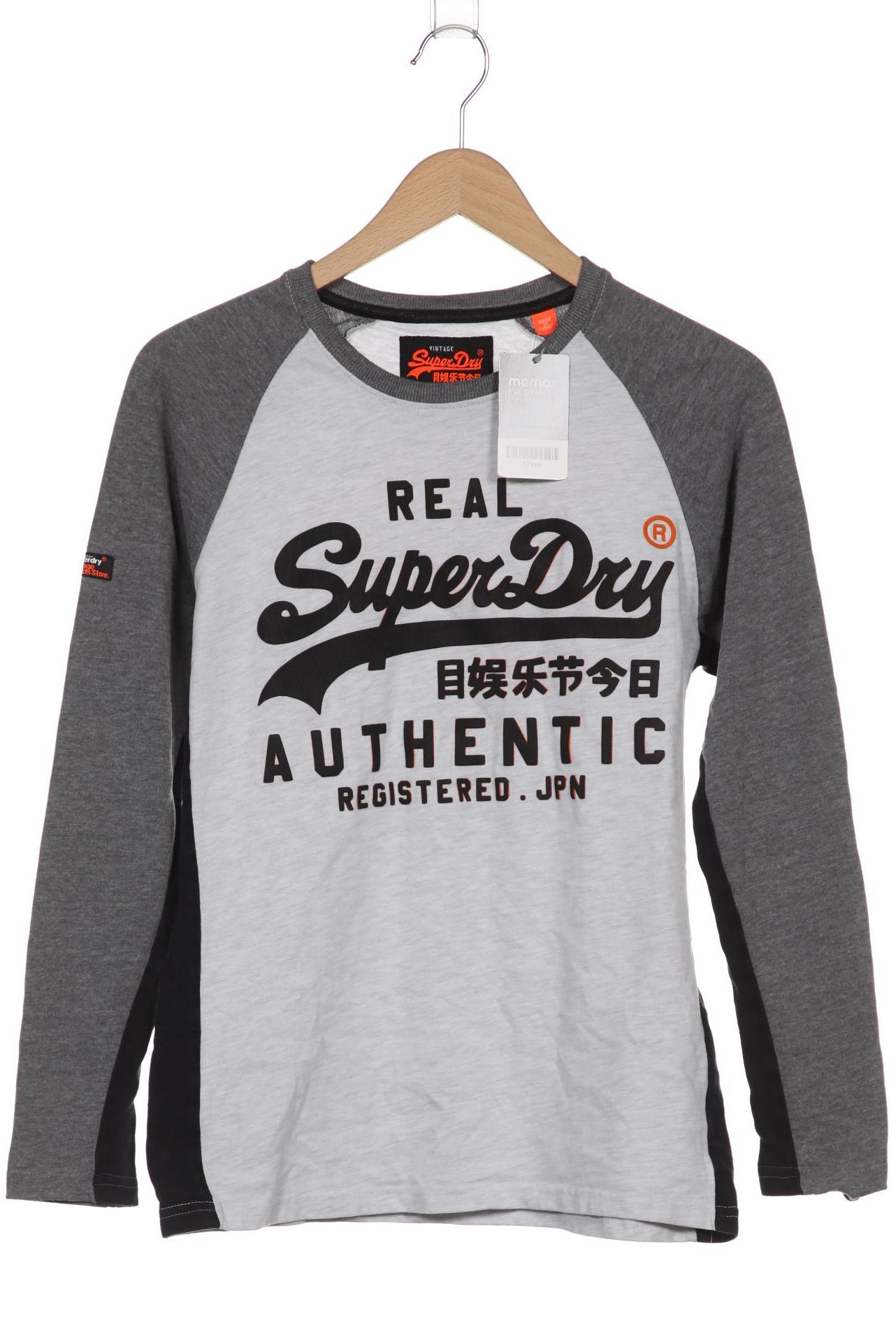 

Superdry Herren Langarmshirt, grau, Gr. 48