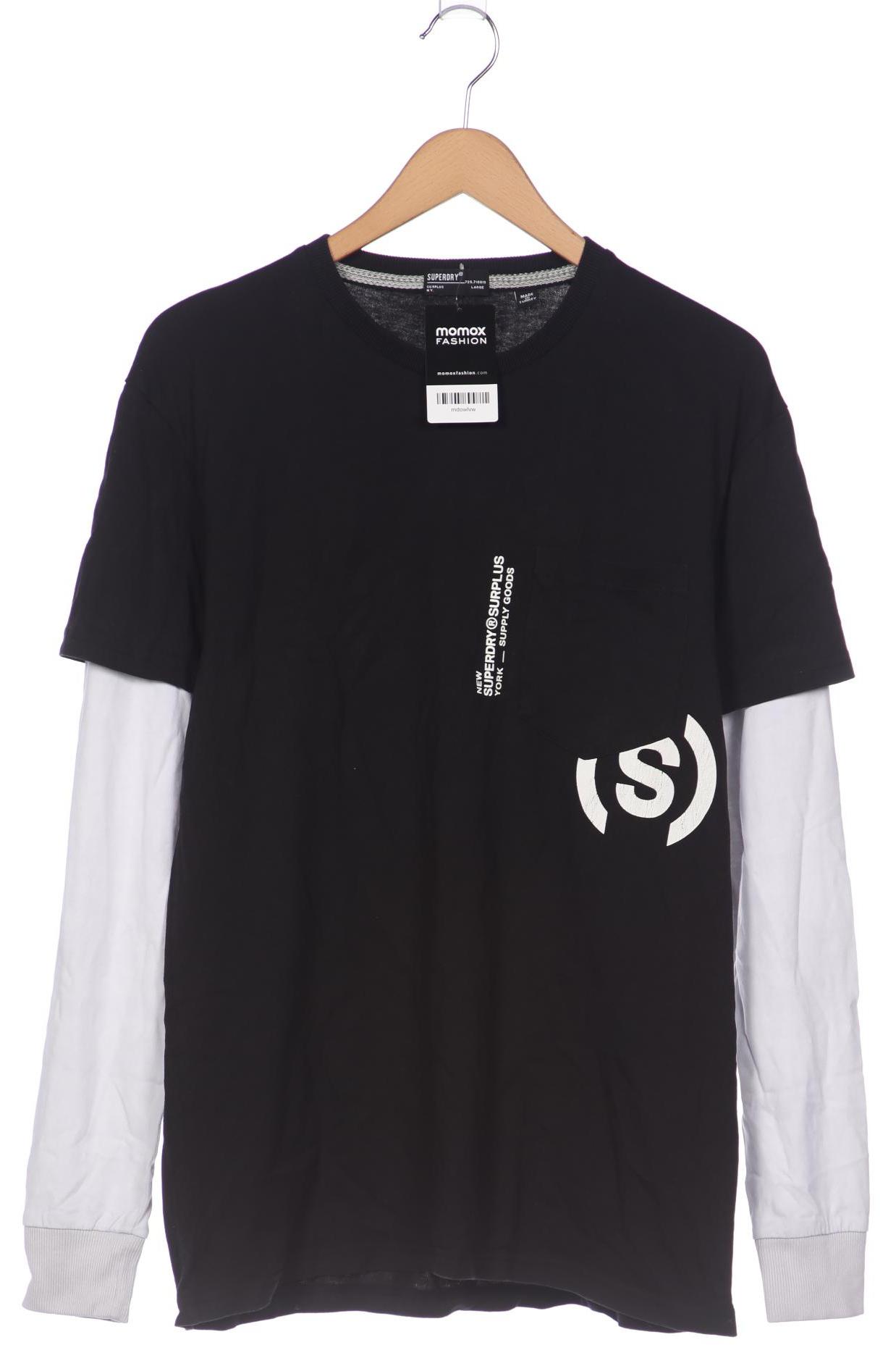 

Superdry Herren Langarmshirt, schwarz, Gr. 52