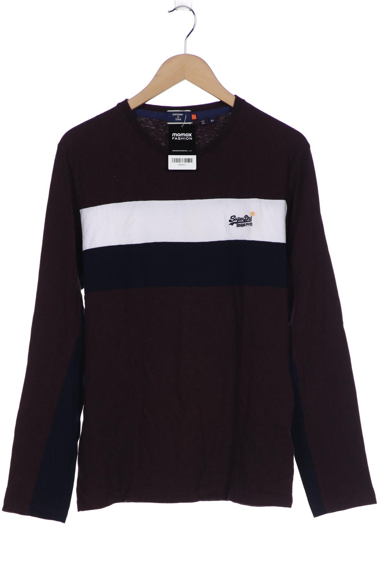 

Superdry Herren Langarmshirt, bordeaux, Gr. 54