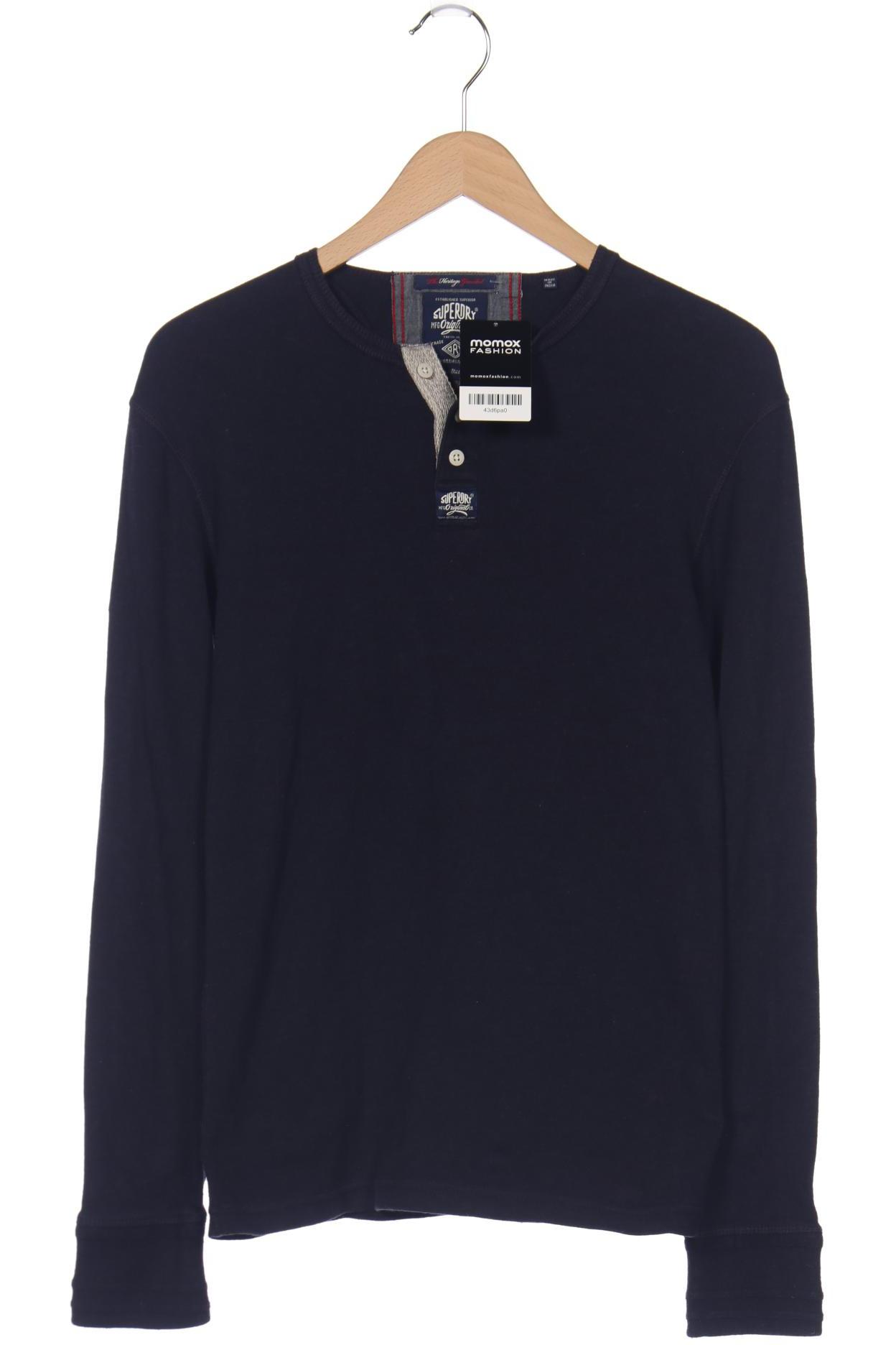 

Superdry Herren Langarmshirt, marineblau, Gr. 48