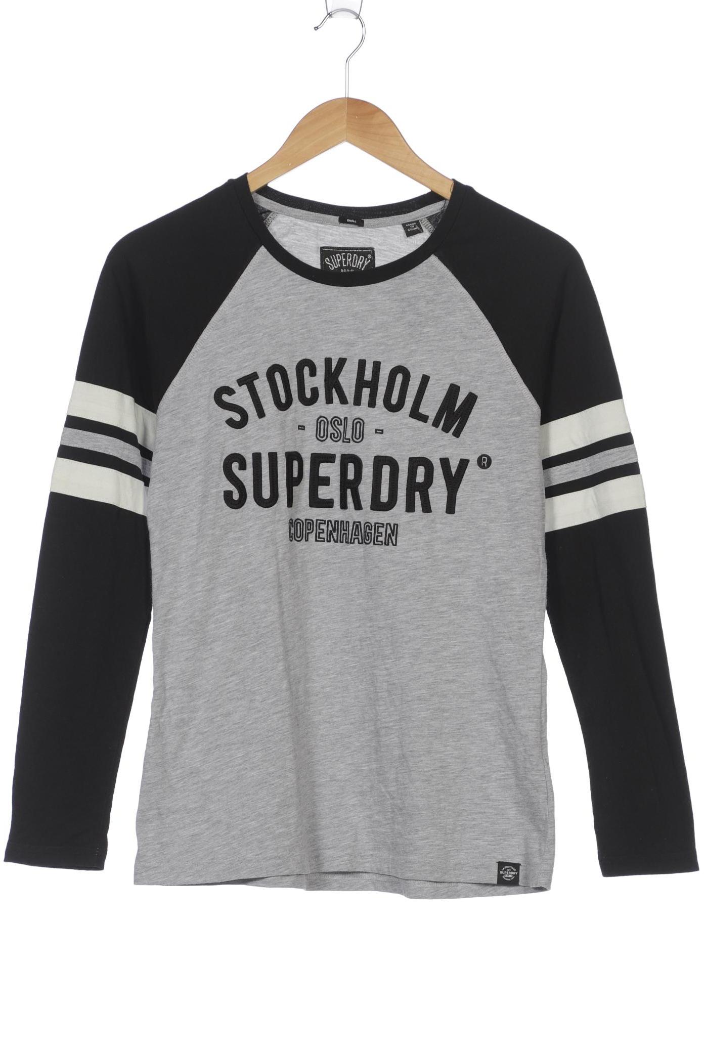 

Superdry Herren Langarmshirt, grau, Gr. 46