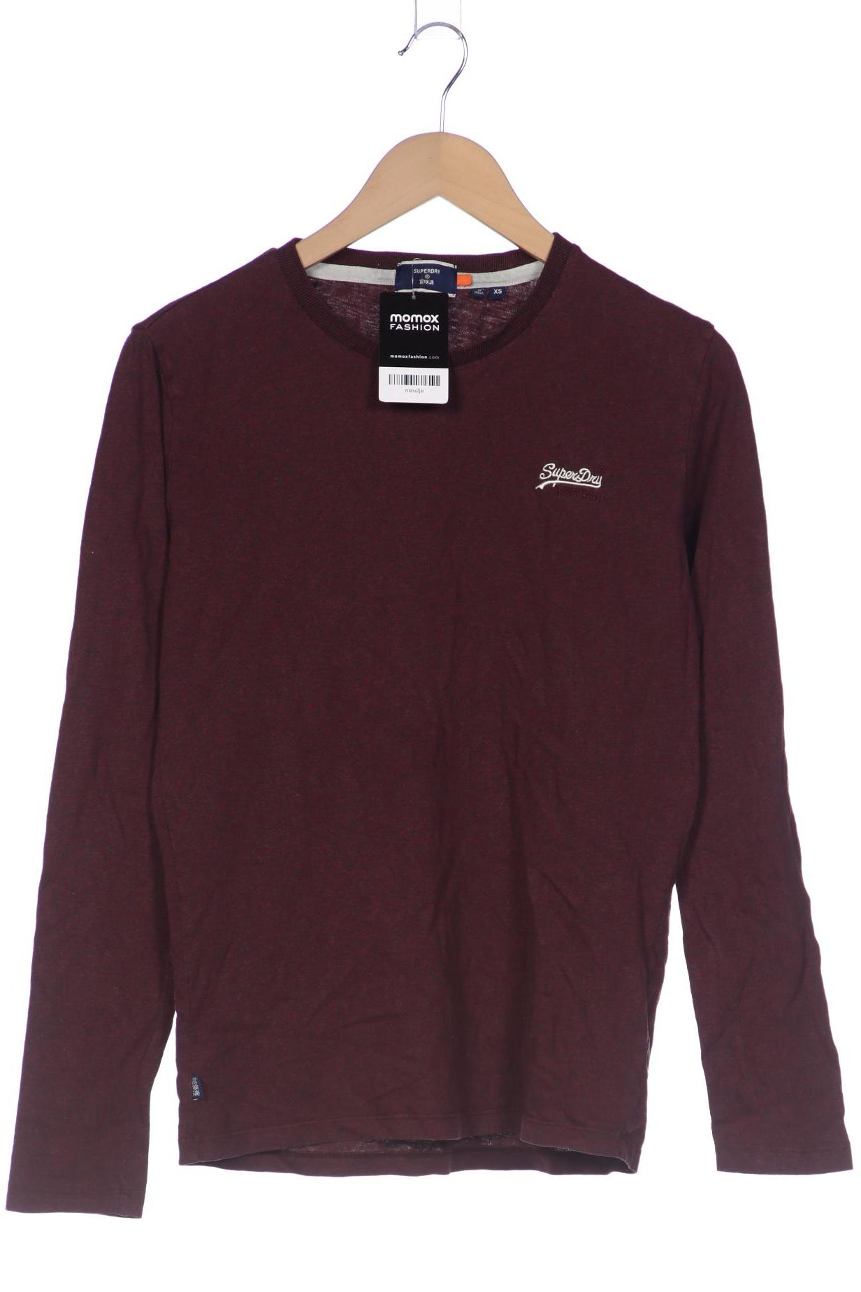 

Superdry Herren Langarmshirt, bordeaux, Gr. 44