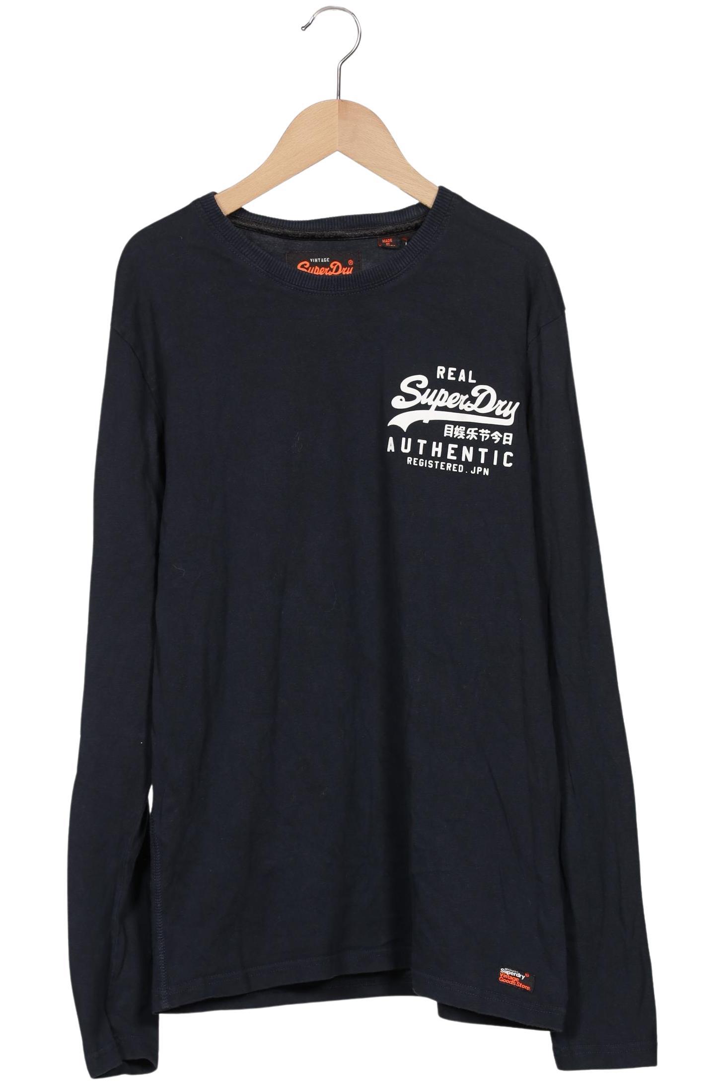 

Superdry Herren Langarmshirt, marineblau, Gr. 52