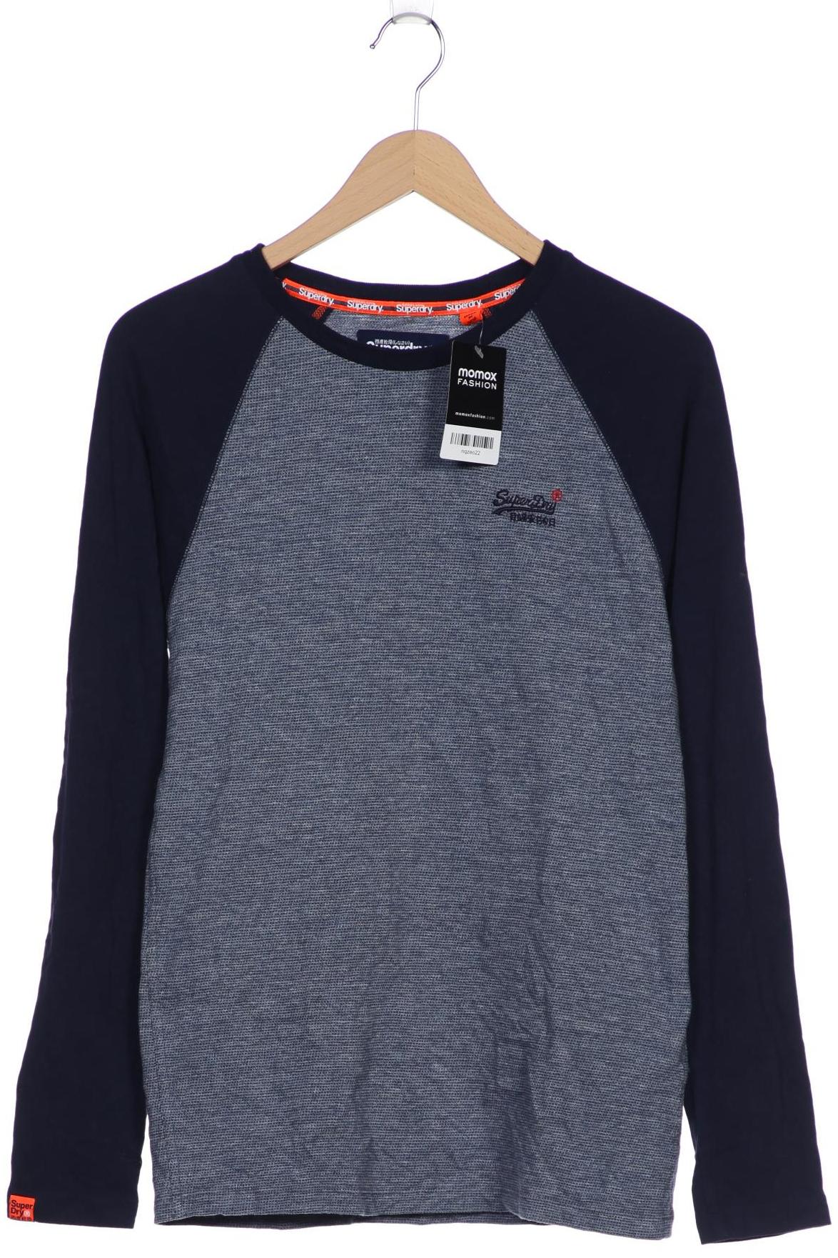 

Superdry Herren Langarmshirt, marineblau