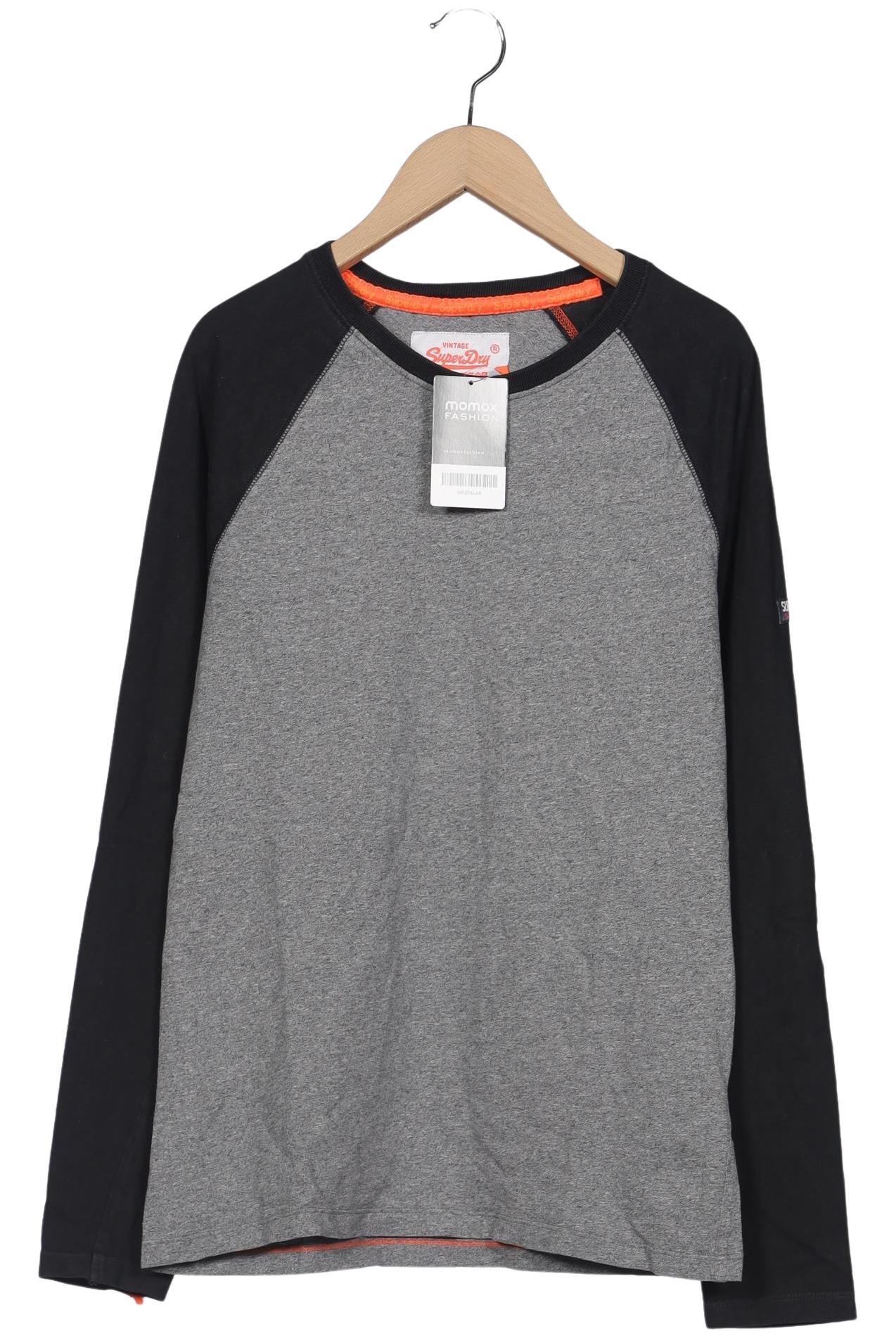

Superdry Herren Langarmshirt, grau, Gr. 46