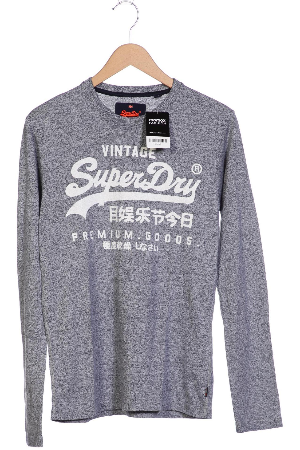 

Superdry Herren Langarmshirt, grau