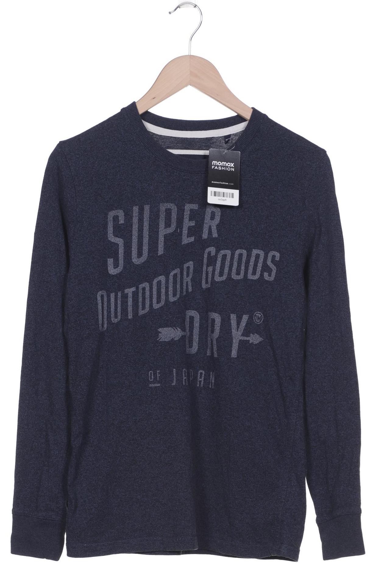 

Superdry Herren Langarmshirt, marineblau