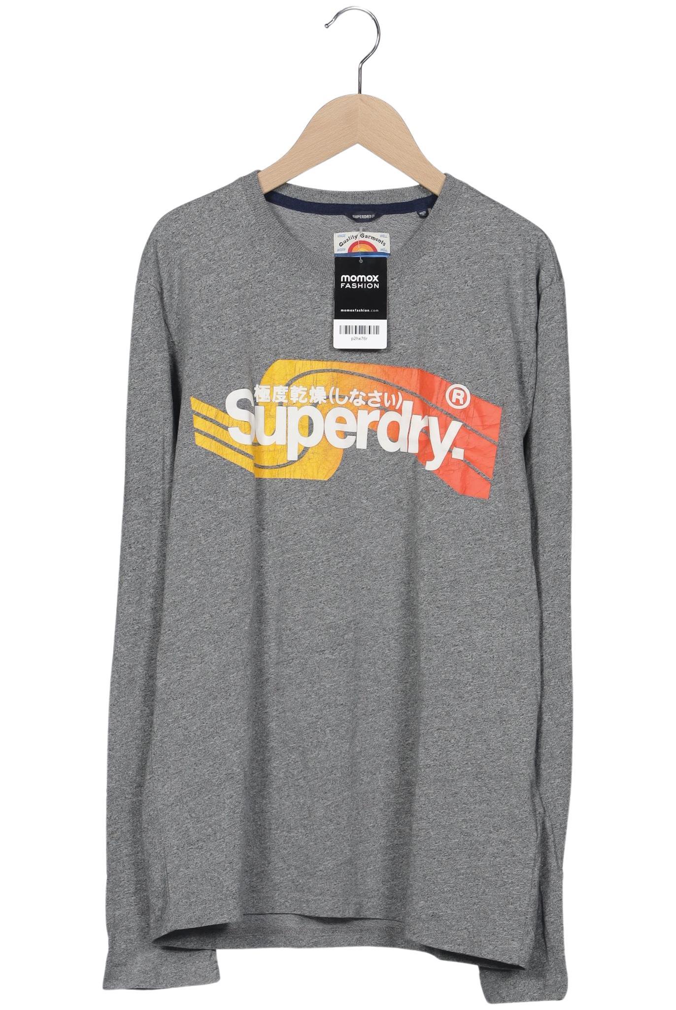 

Superdry Herren Langarmshirt, grau, Gr. 48