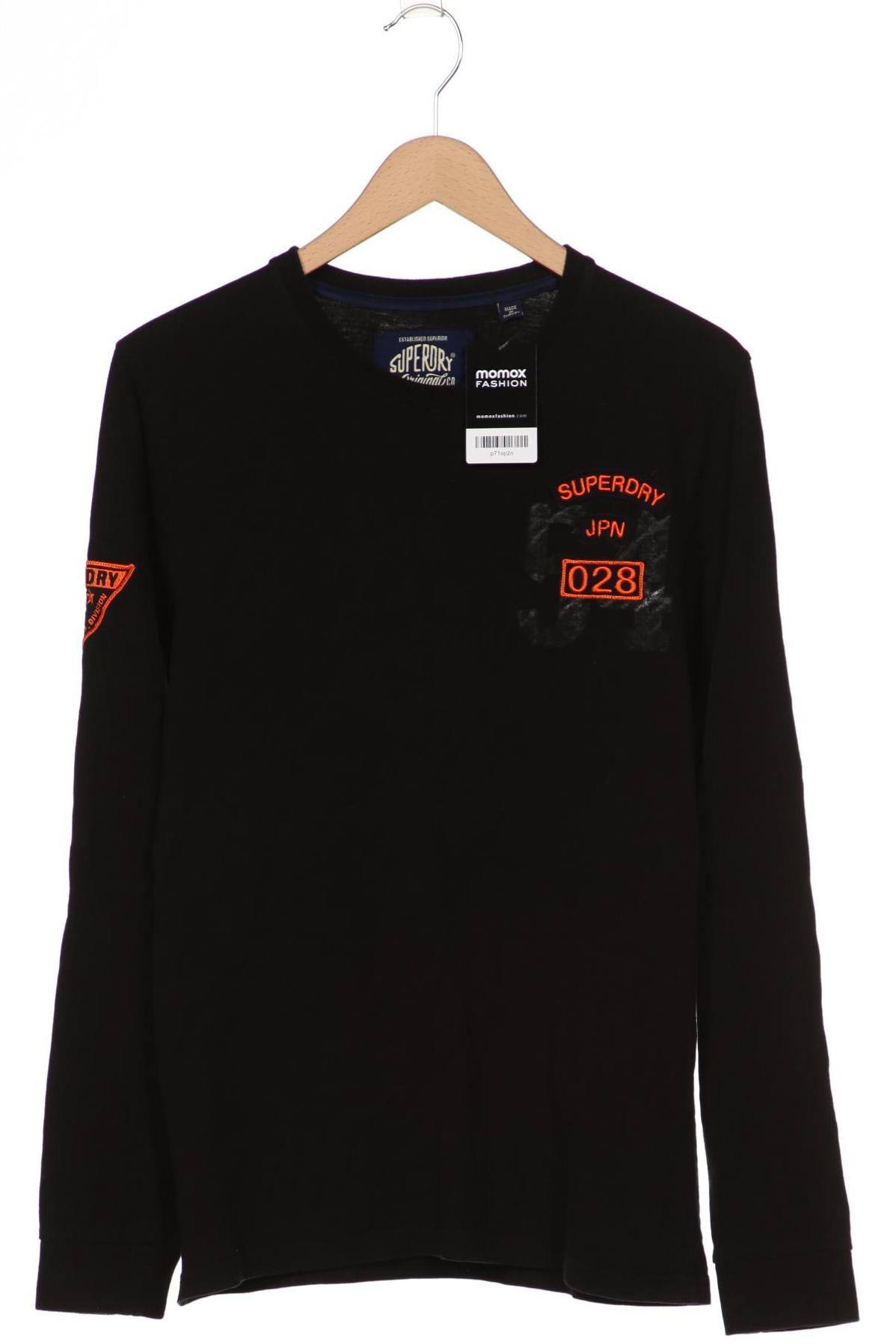 

Superdry Herren Langarmshirt, schwarz