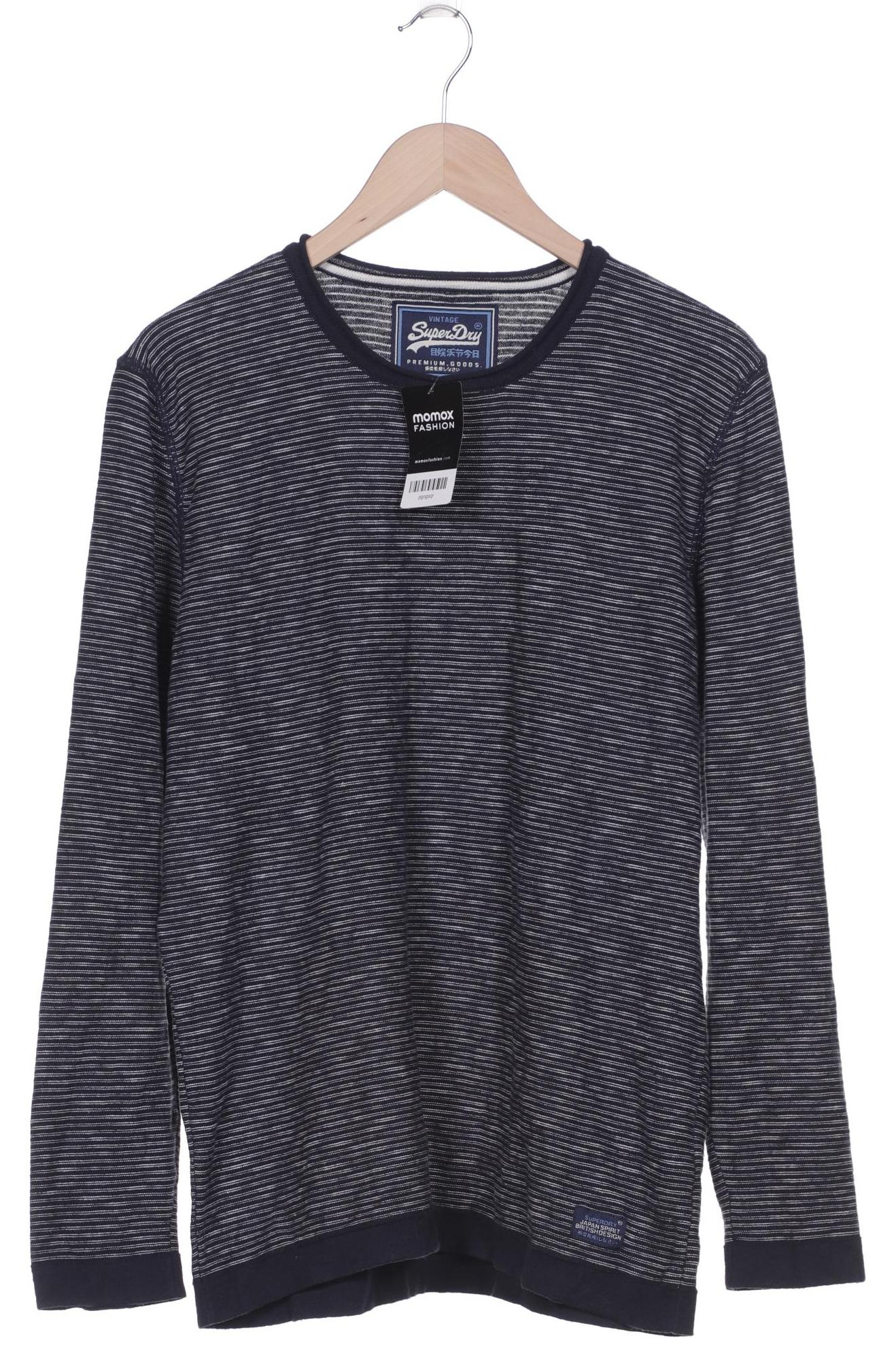 

Superdry Herren Langarmshirt, marineblau