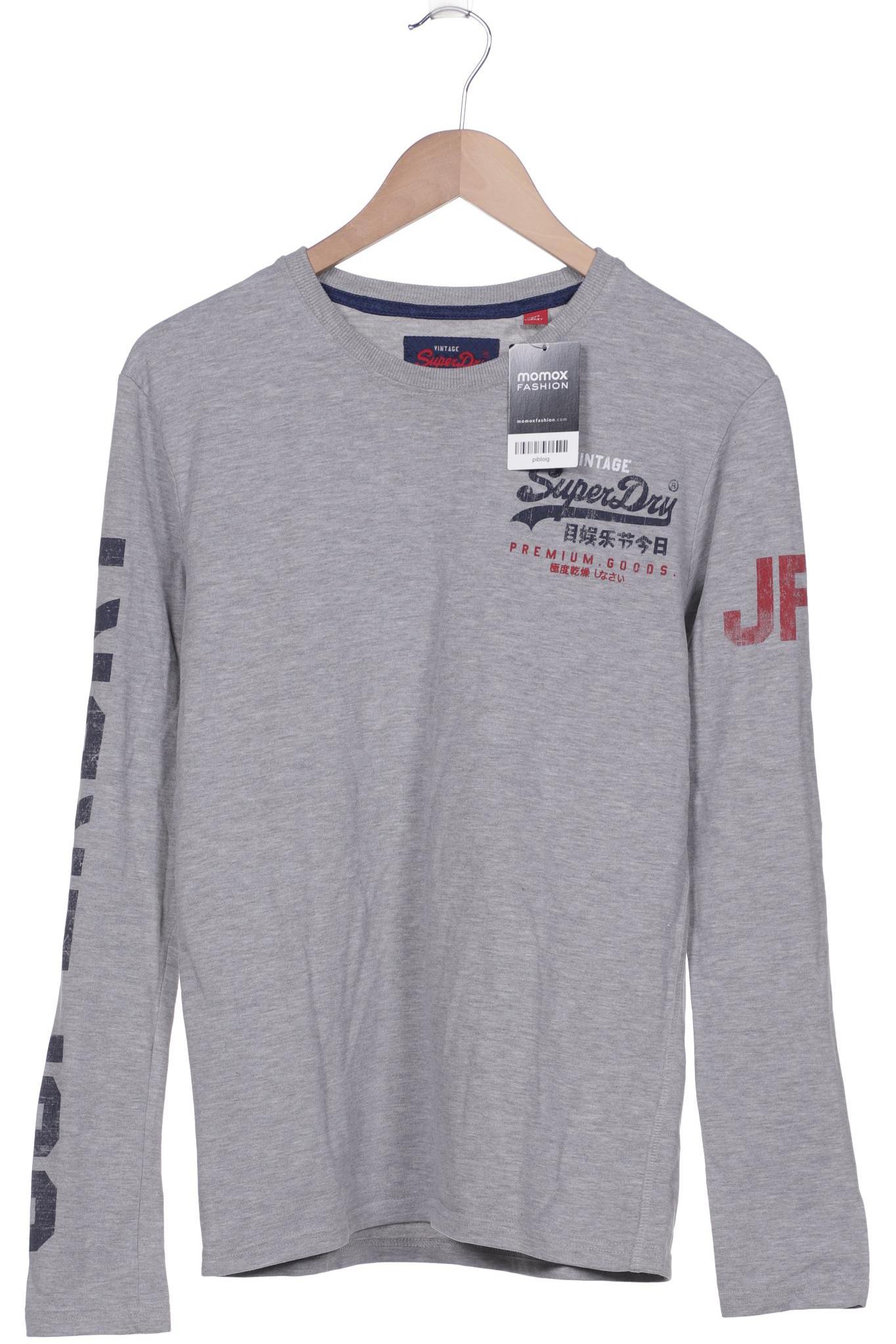 

Superdry Herren Langarmshirt, grau