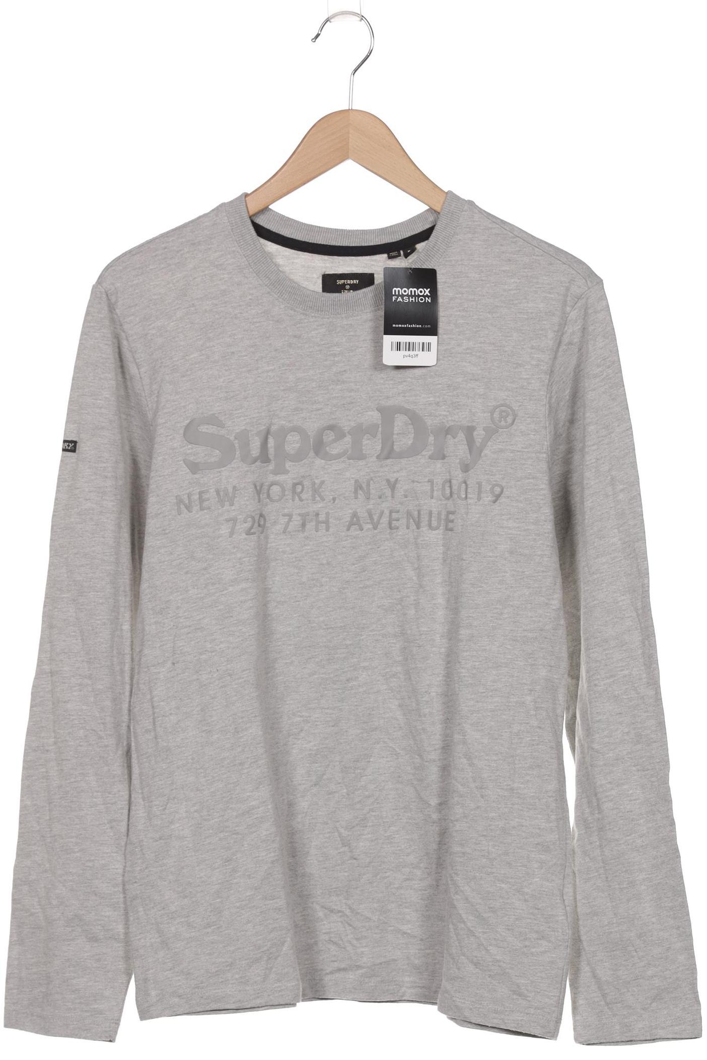 

Superdry Herren Langarmshirt, grau, Gr. 52