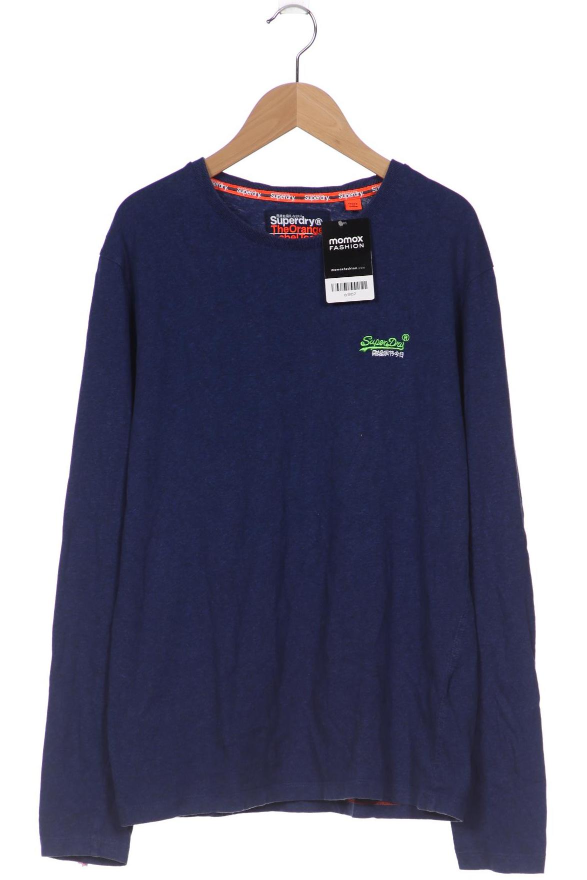 

Superdry Herren Langarmshirt, marineblau