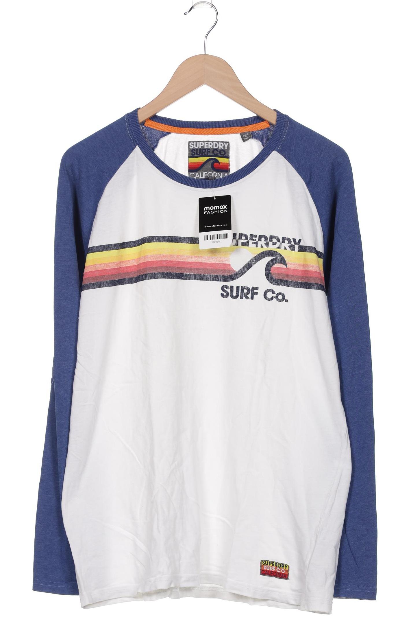 

Superdry Herren Langarmshirt, weiß, Gr. 54