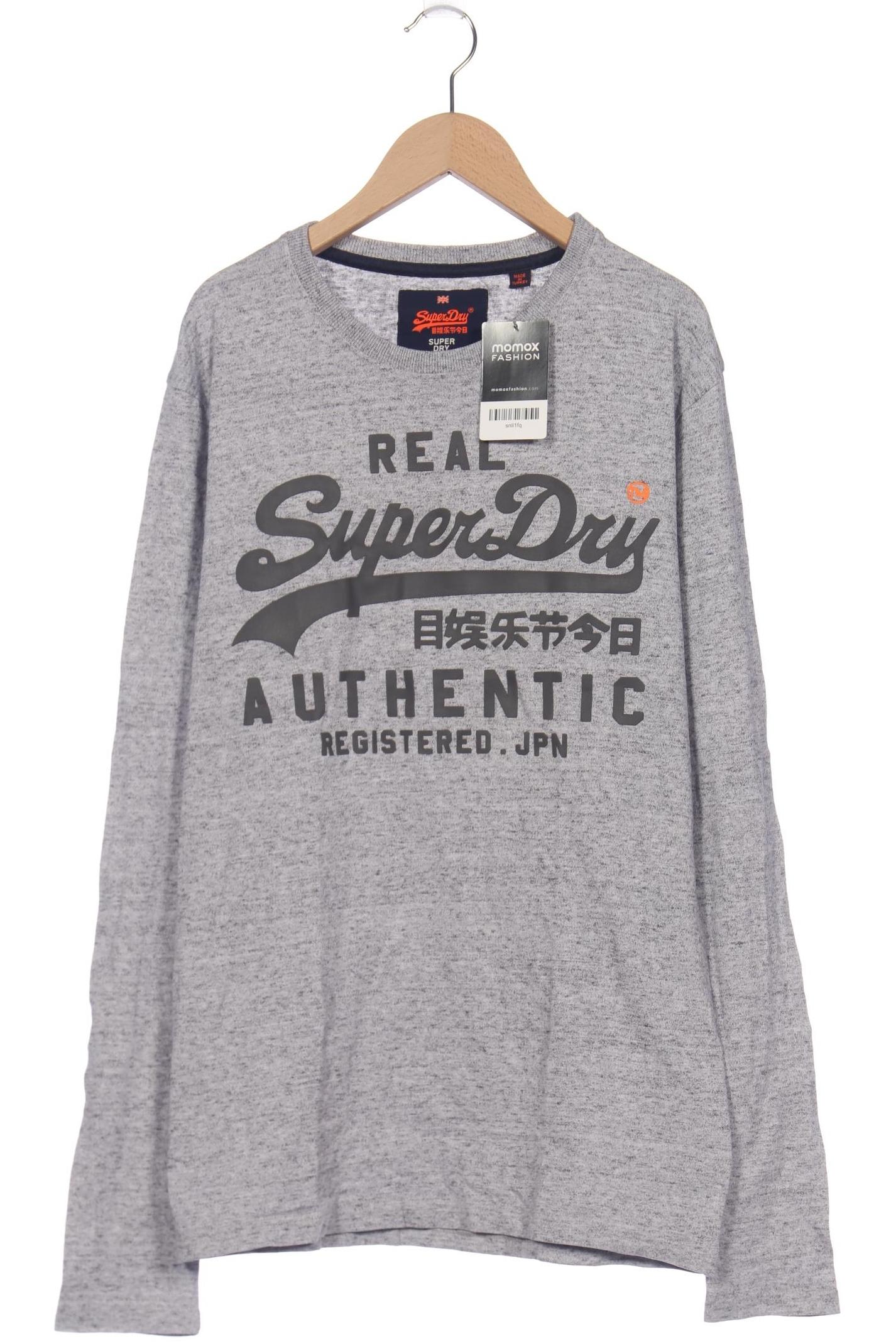

Superdry Herren Langarmshirt, grau, Gr. 52