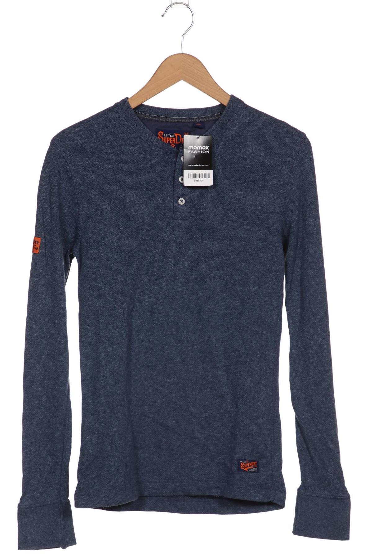 

Superdry Herren Langarmshirt, blau
