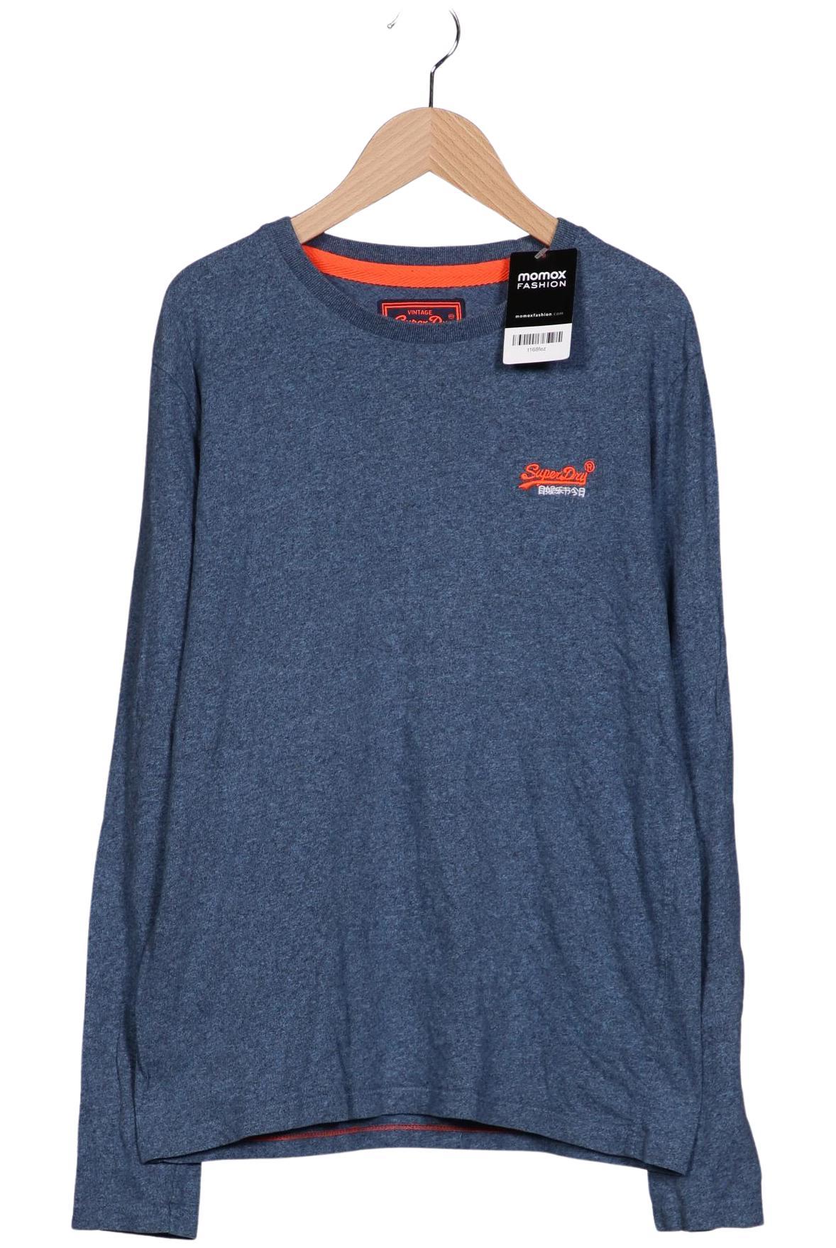 

Superdry Herren Langarmshirt, blau, Gr. 48