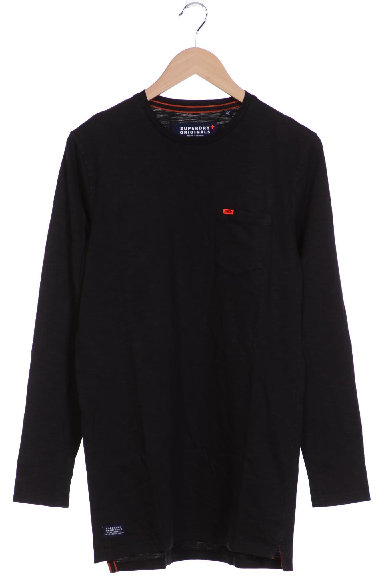 

Superdry Herren Langarmshirt, schwarz, Gr. 46
