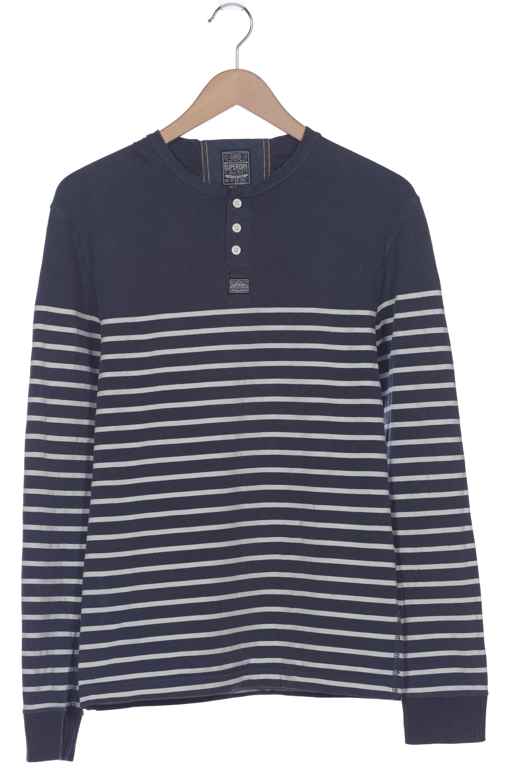 

Superdry Herren Langarmshirt, marineblau