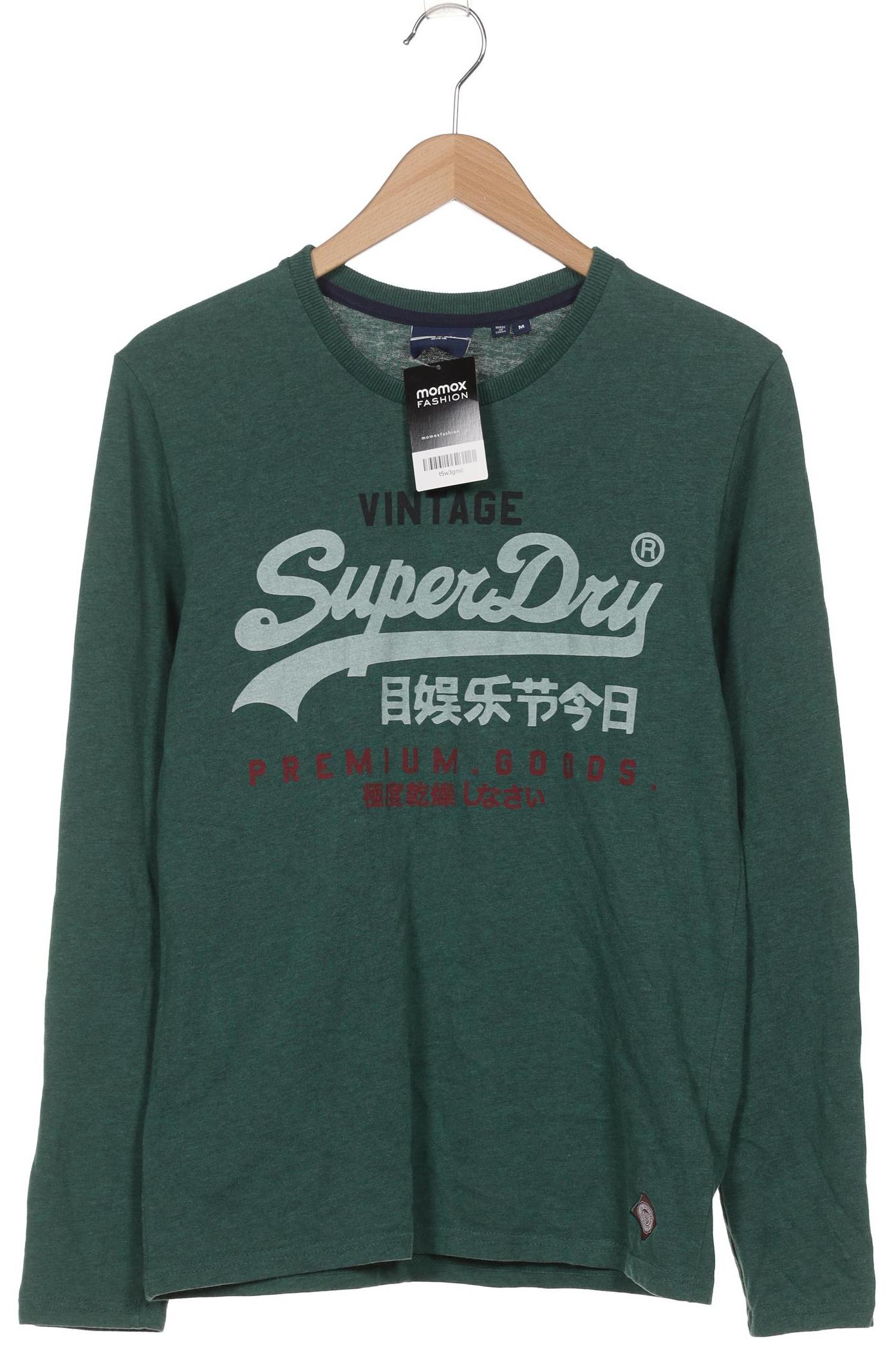 

Superdry Herren Langarmshirt, grün, Gr. 48